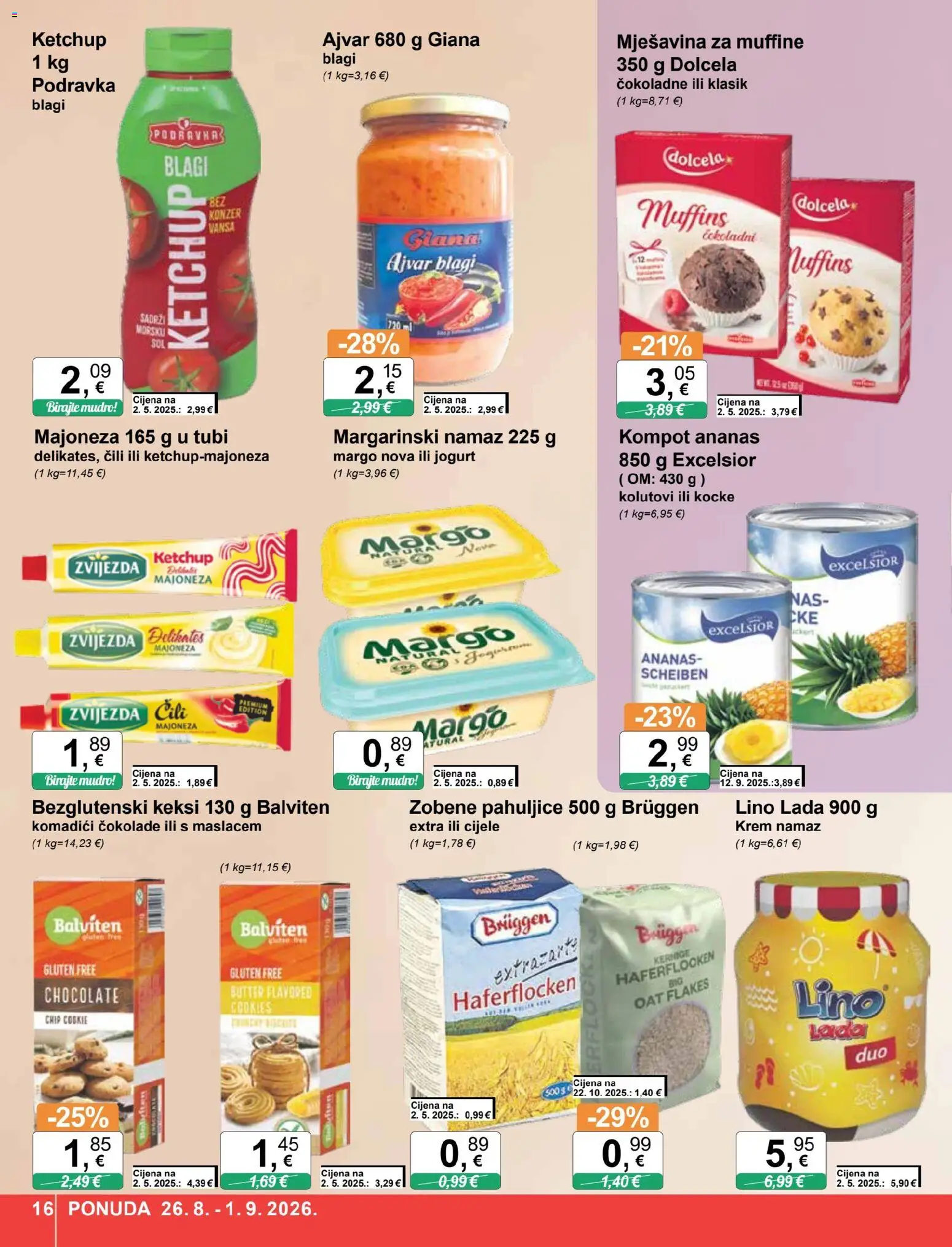 KTC katalog akcija strana 16 – vrijedi od 26.8. do 1.9.2026.