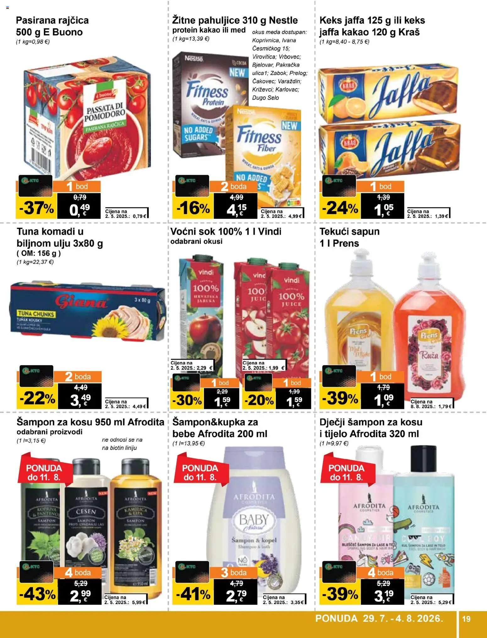 KTC katalog akcija strana 19 – vrijedi od 29.7. do 4.8.2026.
