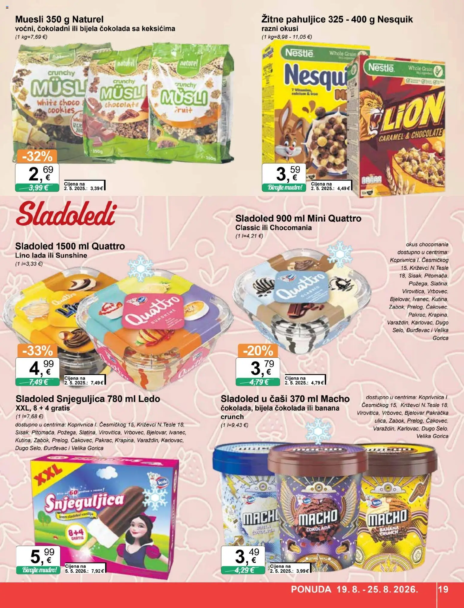 KTC katalog akcija strana 19 – vrijedi od 19.8. do 25.8.2026.