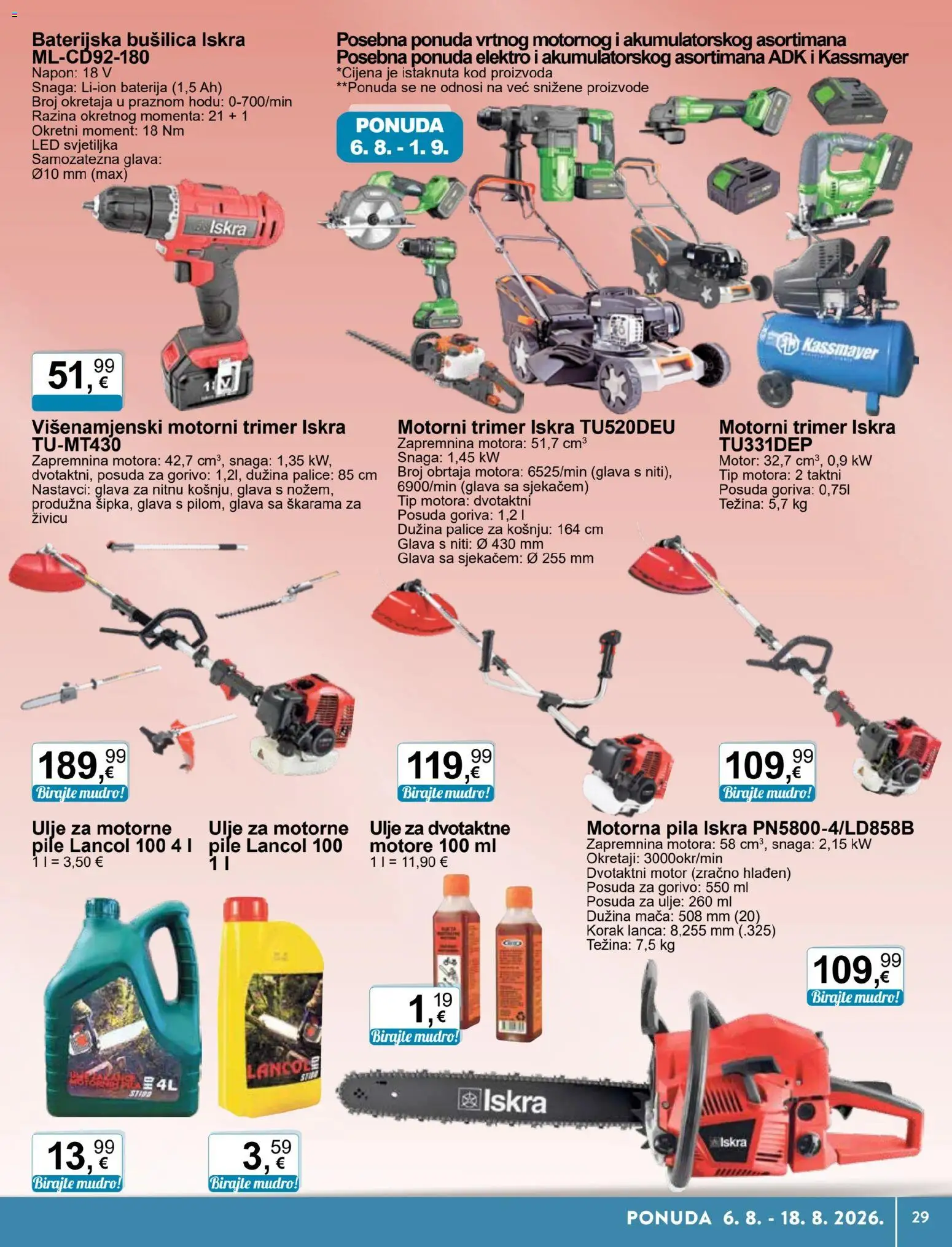 KTC katalog akcija strana 19 – vrijedi od 6.8. do 18.8.2026.