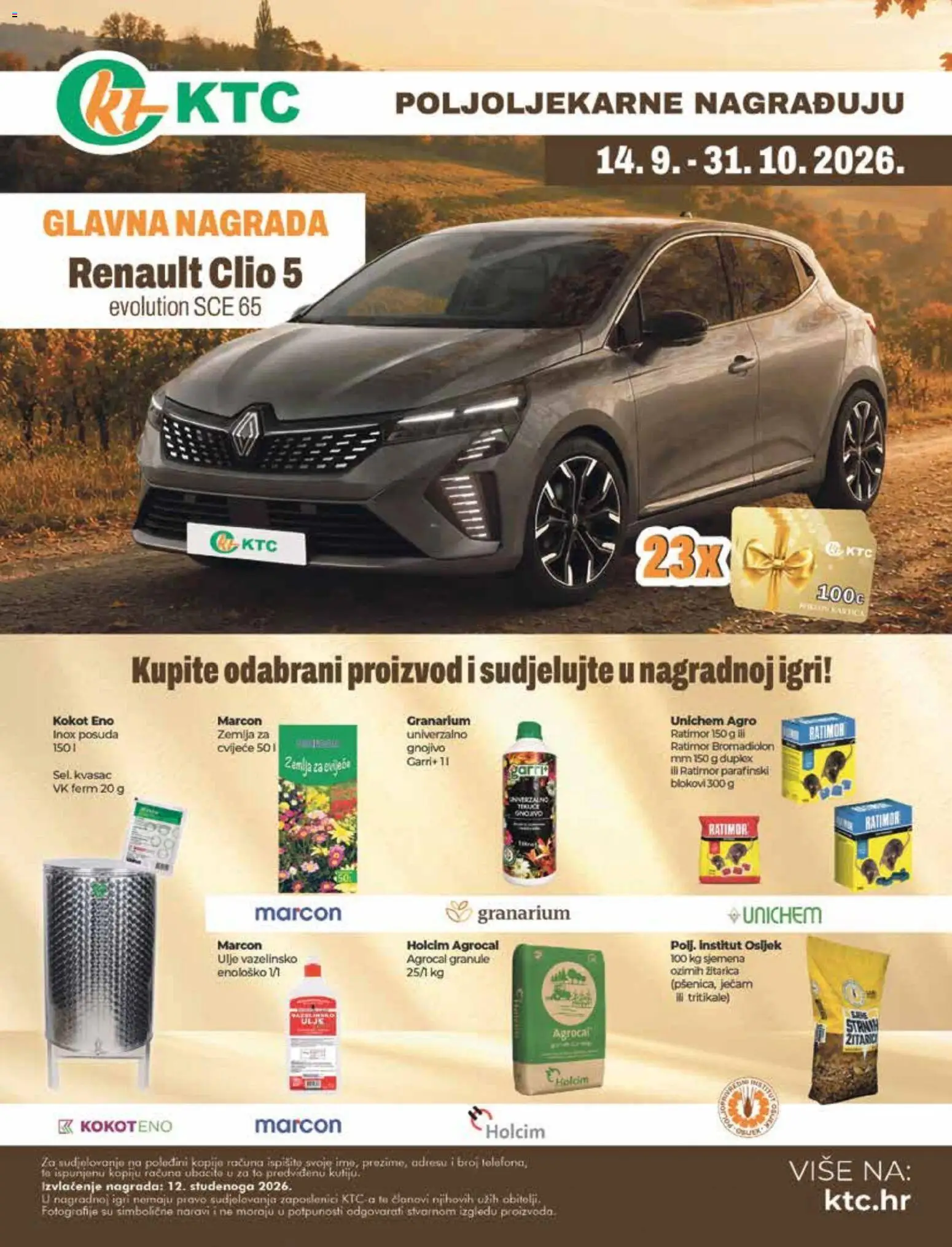 KTC katalog akcija strana 2 – vrijedi od 2.9. do 15.9.2026.
