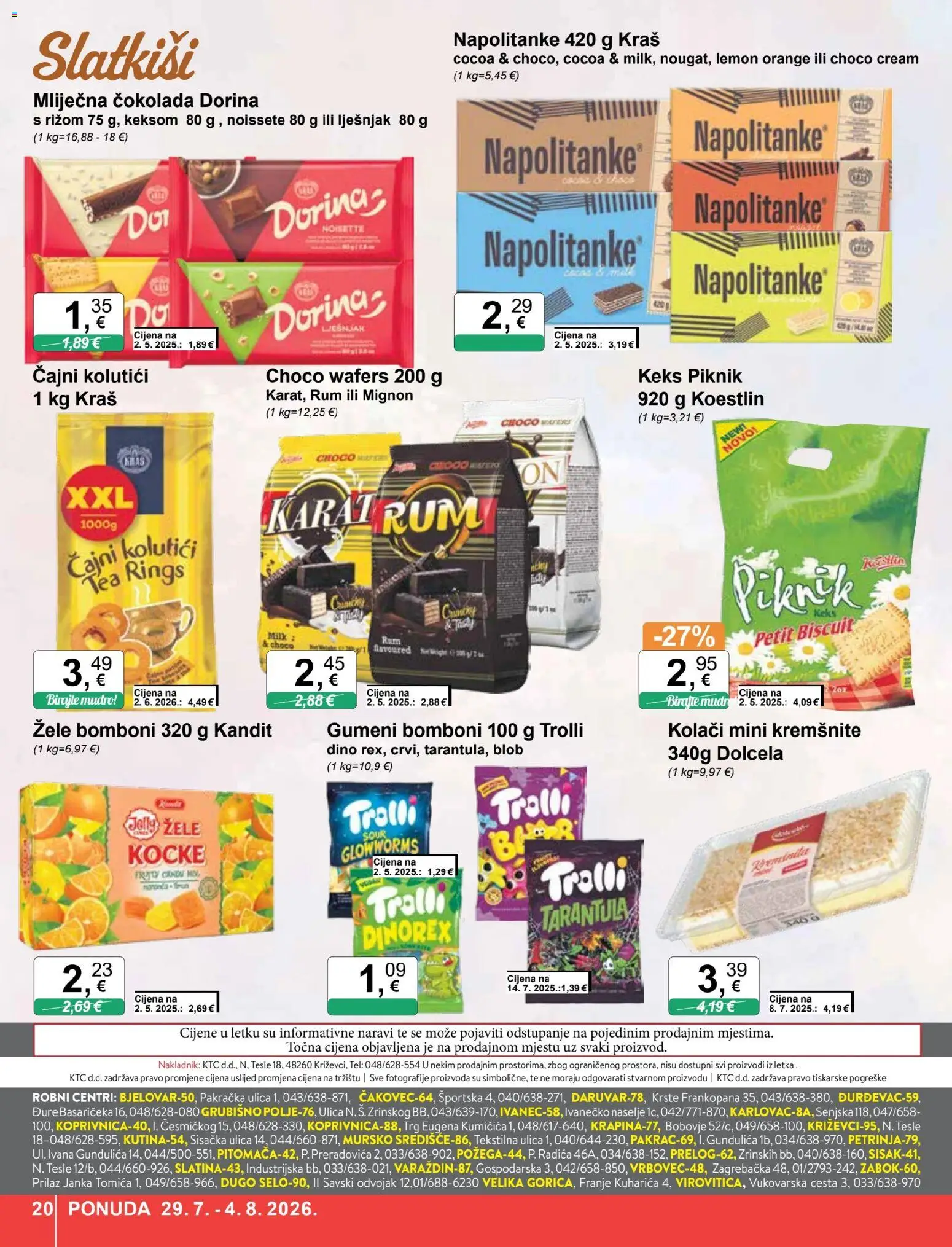 KTC katalog akcija strana 20 – vrijedi od 29.7. do 4.8.2026.