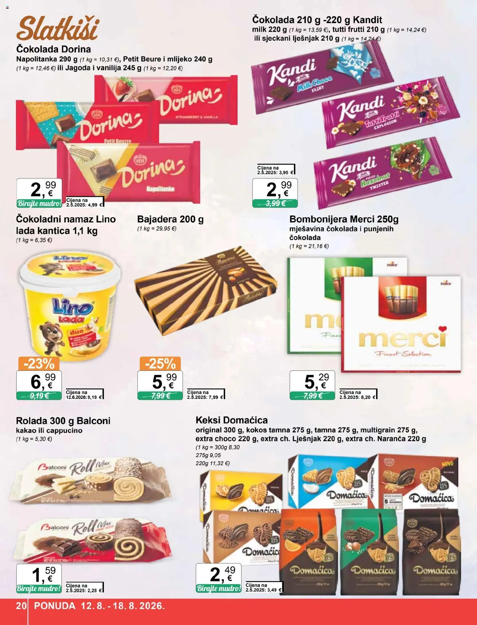 KTC katalog akcija strana 20 – vrijedi od 12.8. do 18.8.2026.