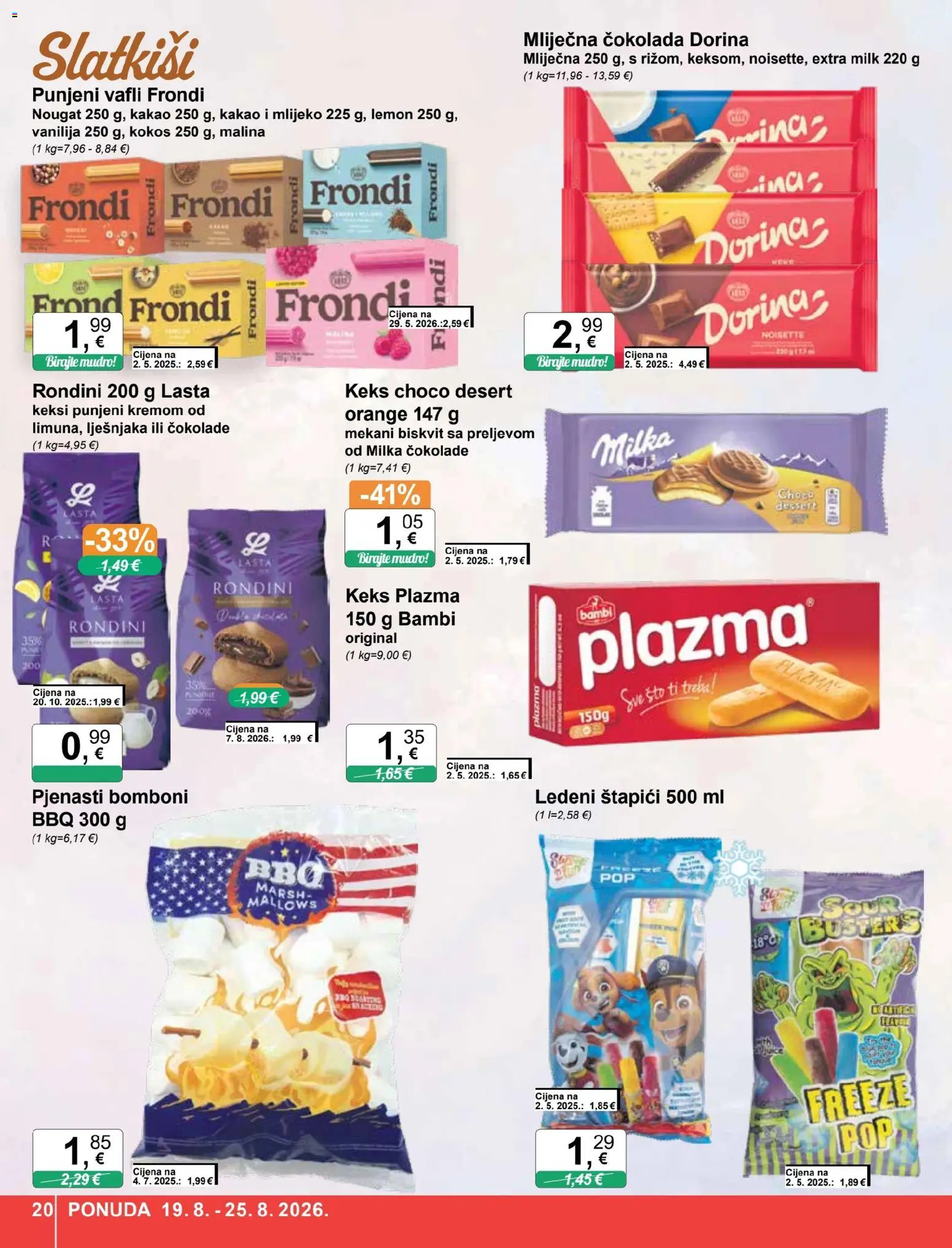 KTC katalog akcija strana 20 – vrijedi od 19.8. do 25.8.2026.