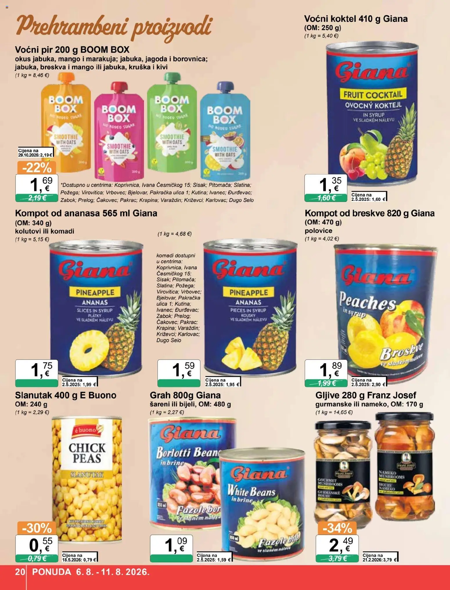 KTC katalog akcija strana 20 – vrijedi od 6.8. do 11.8.2026.