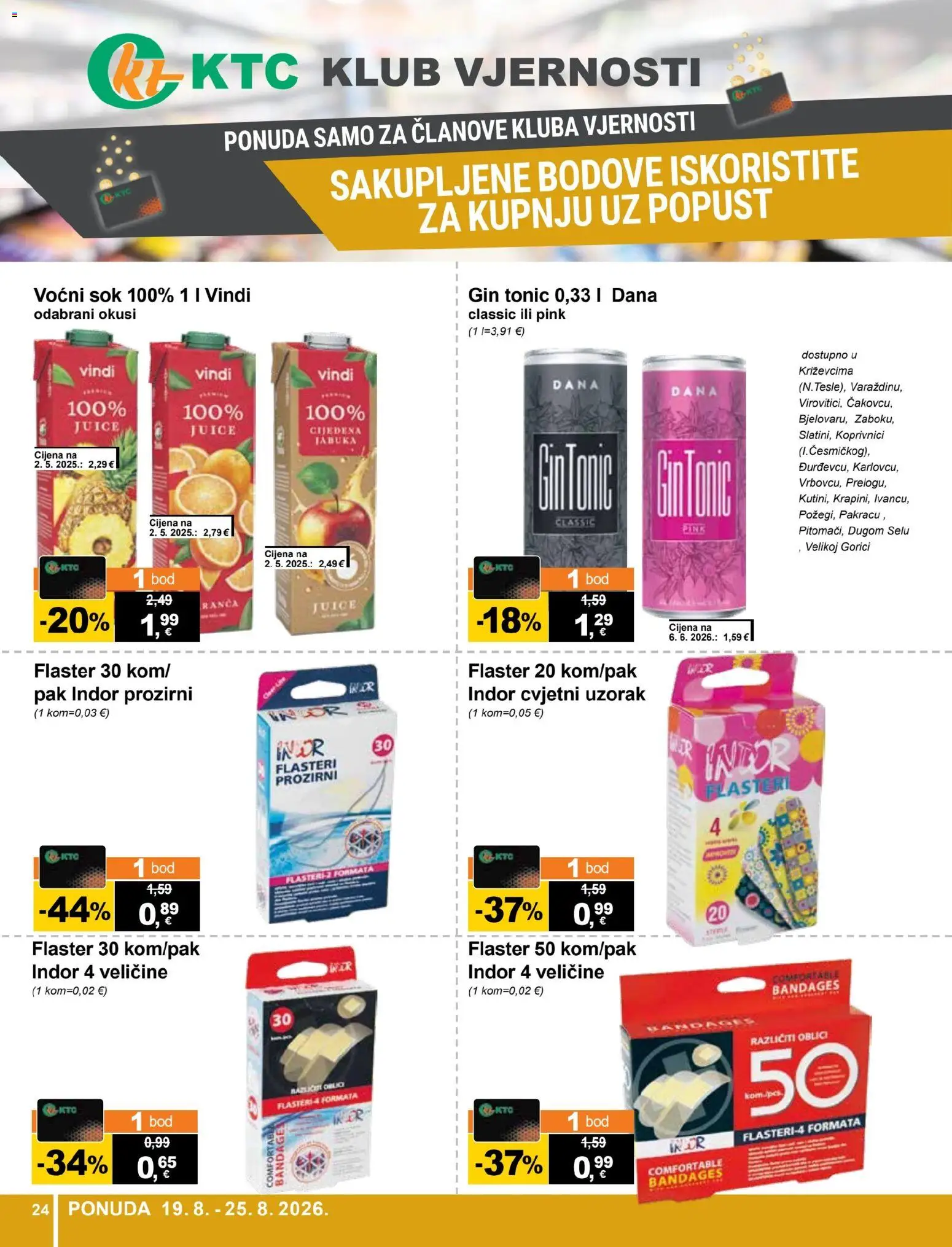 KTC katalog akcija strana 24 – vrijedi od 19.8. do 25.8.2026.