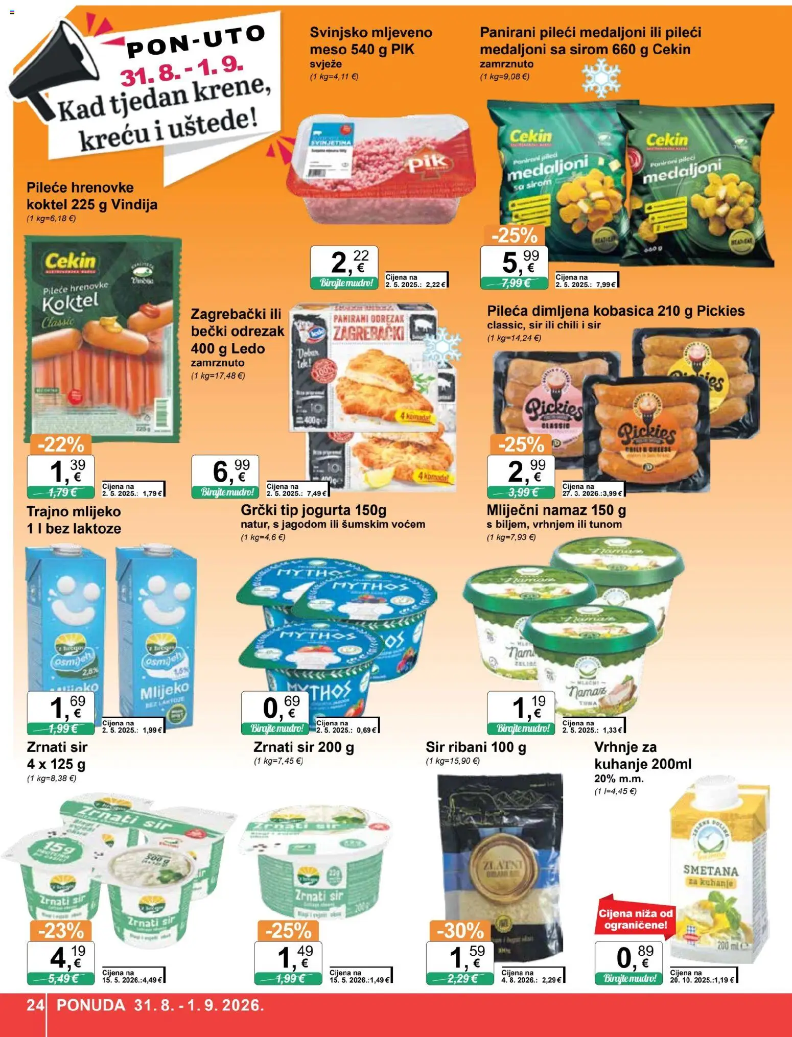 KTC katalog akcija strana 24 – vrijedi od 26.8. do 1.9.2026.