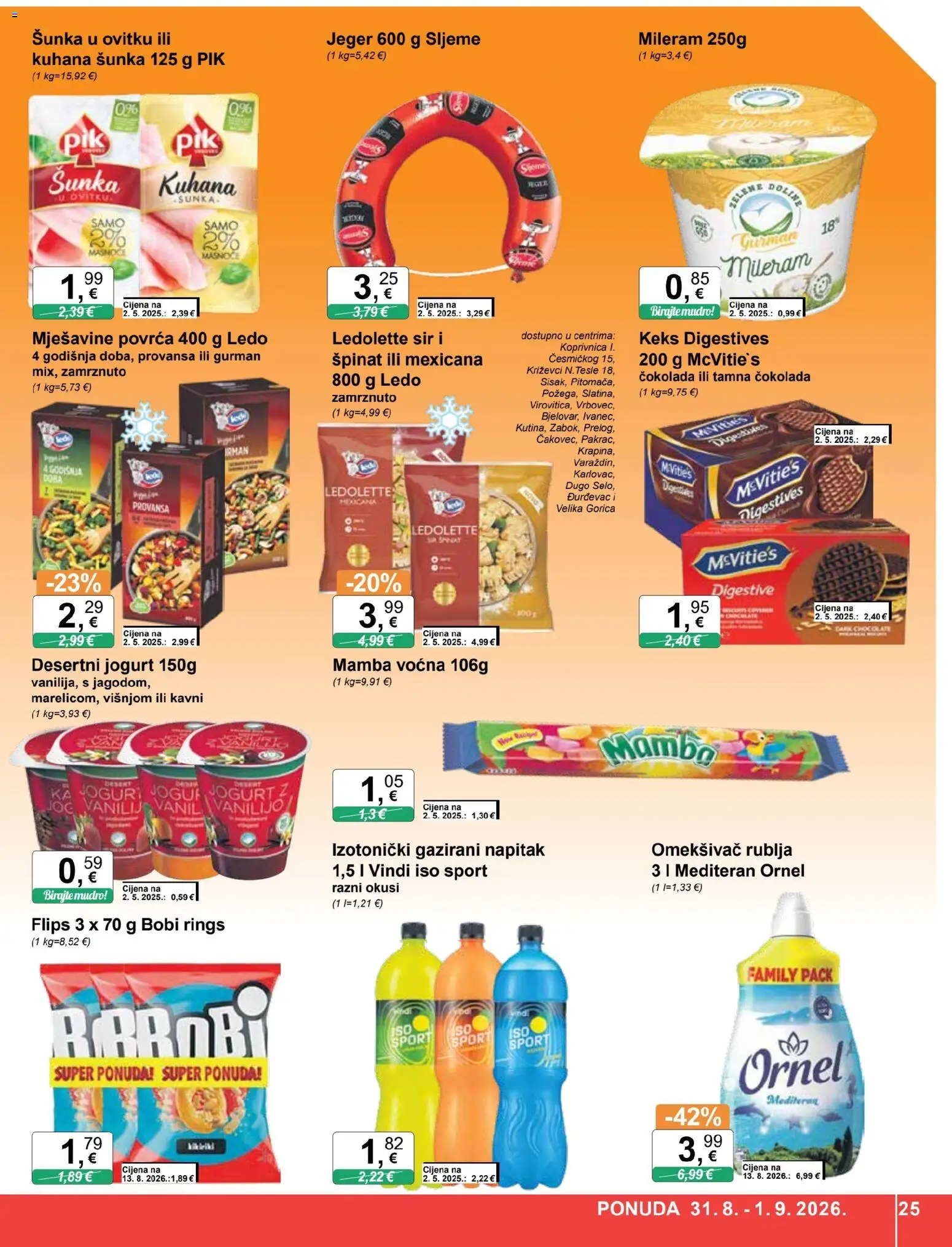 KTC katalog akcija strana 25 – vrijedi od 26.8. do 1.9.2026.