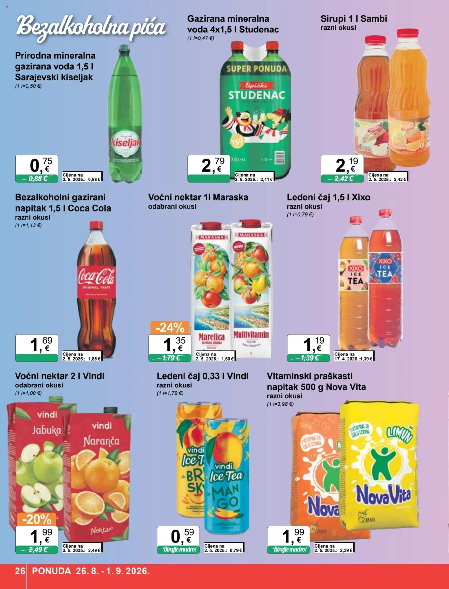 KTC katalog akcija strana 26 – vrijedi od 26.8. do 1.9.2026.