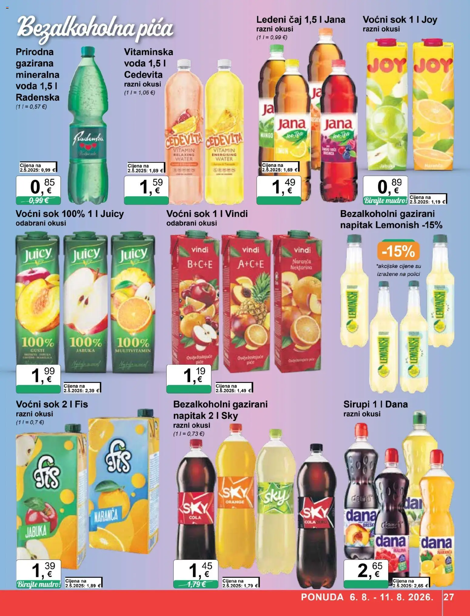 KTC katalog akcija strana 27 – vrijedi od 6.8. do 11.8.2026.