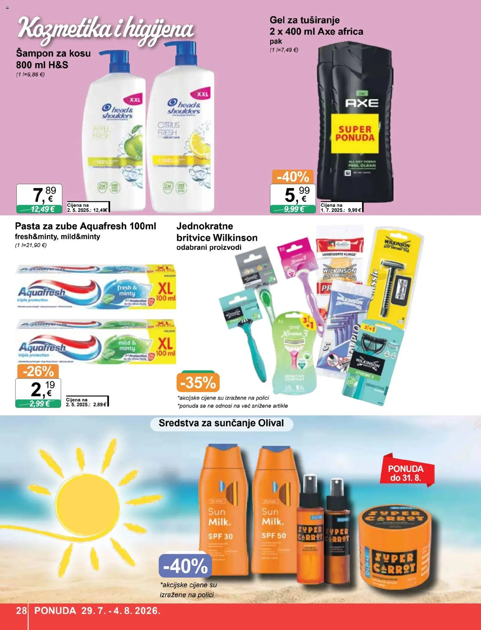 KTC katalog akcija strana 28 – vrijedi od 29.7. do 4.8.2026.