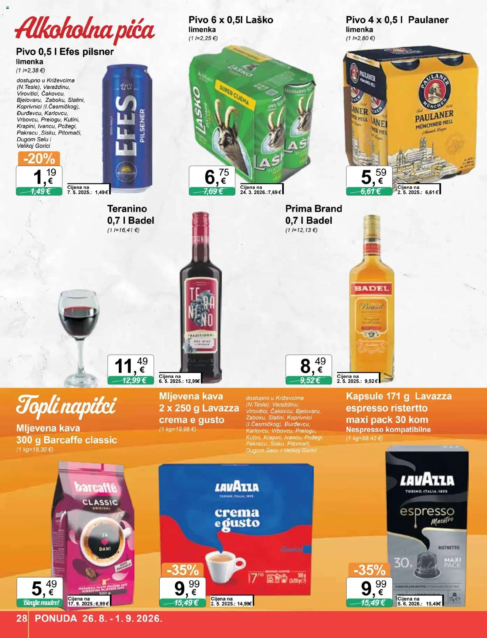 KTC katalog akcija strana 28 – vrijedi od 26.8. do 1.9.2026.
