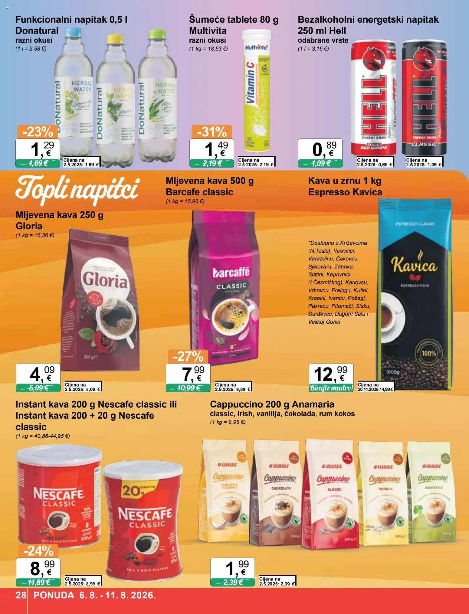 KTC katalog akcija strana 28 – vrijedi od 6.8. do 11.8.2026.