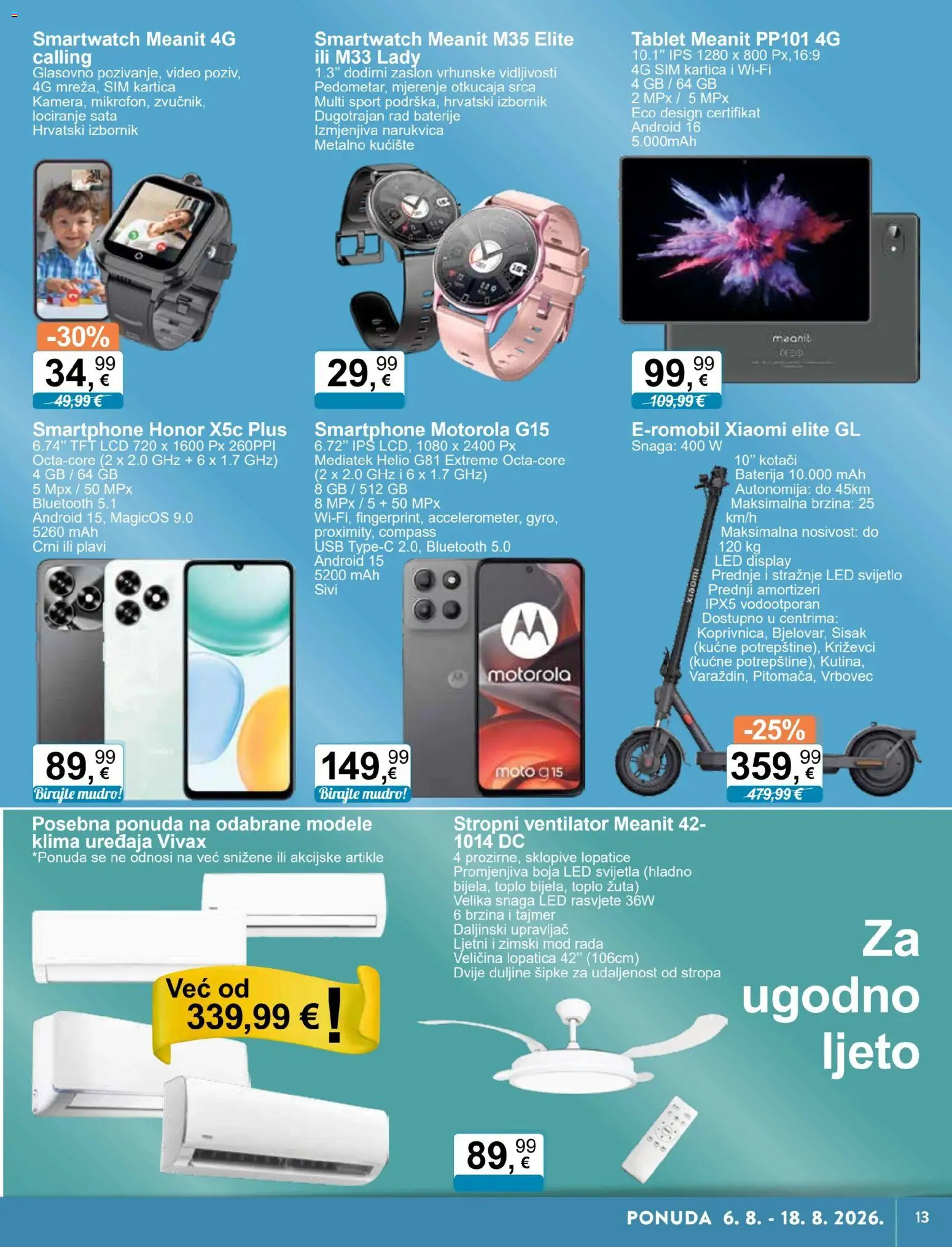 KTC katalog akcija strana 3 – vrijedi od 6.8. do 18.8.2026.