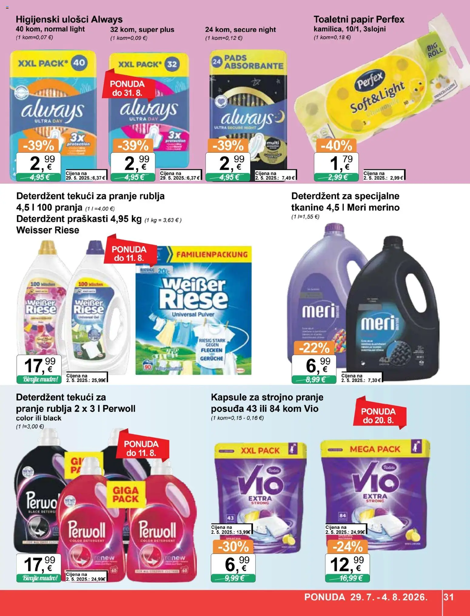 KTC katalog akcija strana 31 – vrijedi od 29.7. do 4.8.2026.