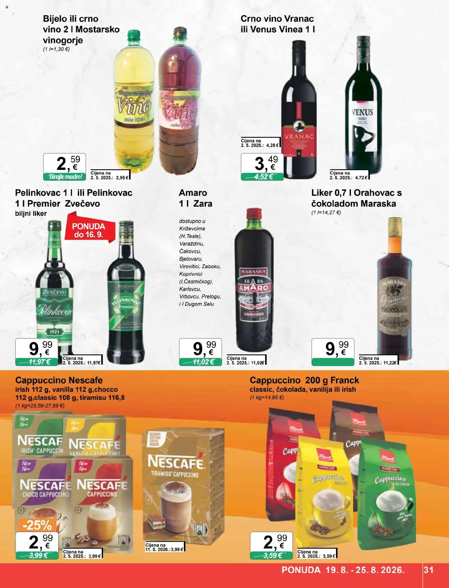 KTC katalog akcija strana 31 – vrijedi od 19.8. do 25.8.2026.