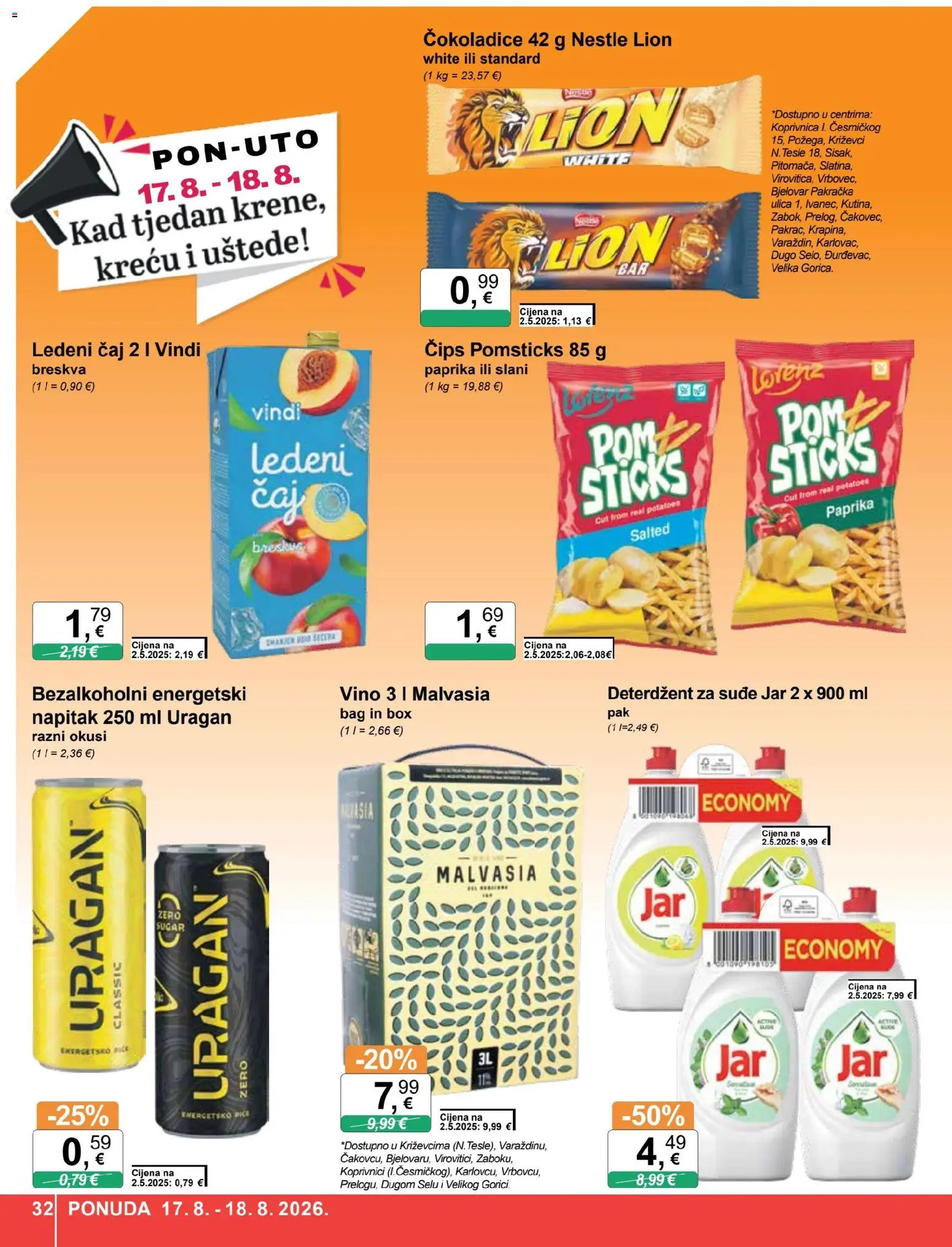 KTC katalog akcija strana 32 – vrijedi od 12.8. do 18.8.2026.