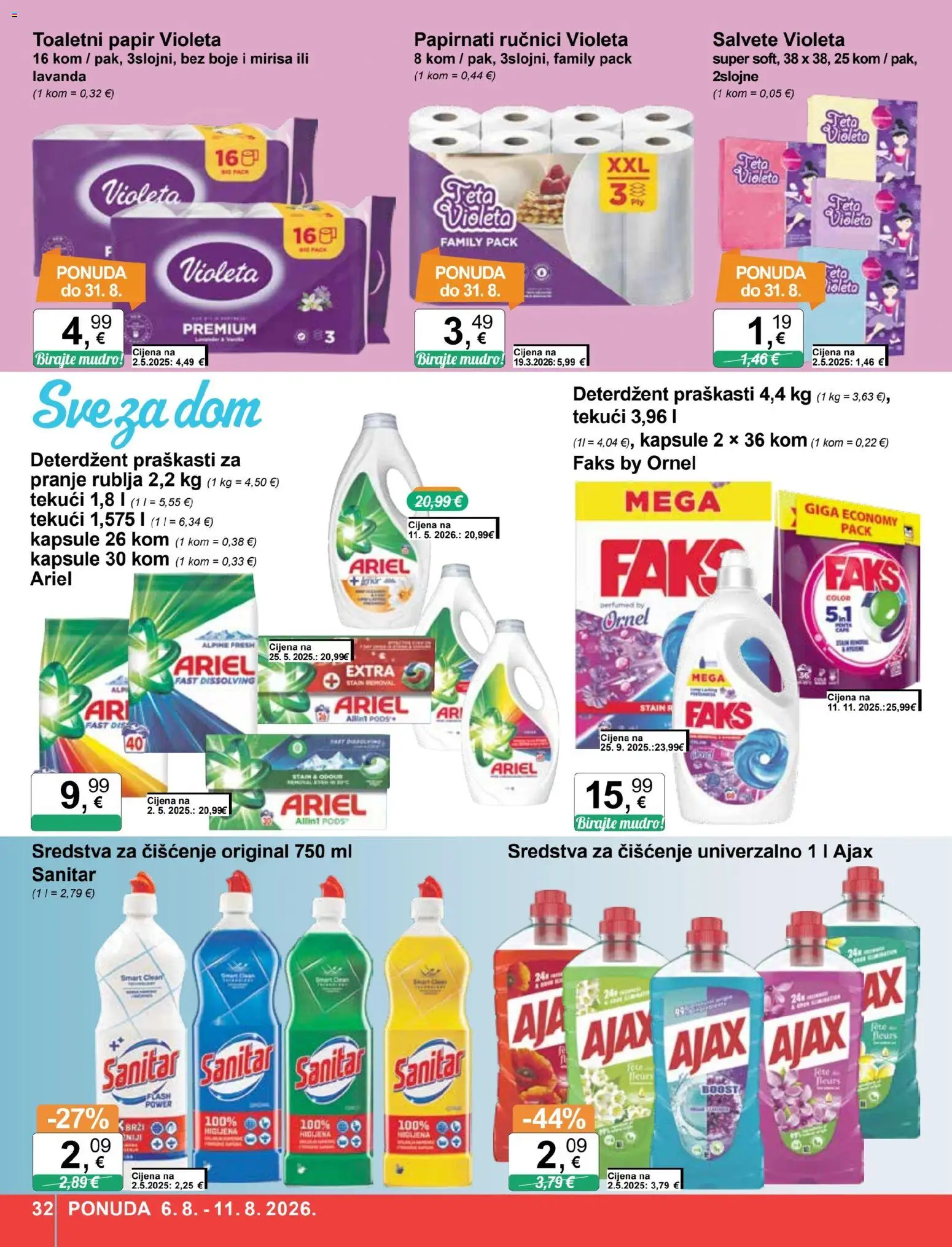 KTC katalog akcija strana 32 – vrijedi od 6.8. do 11.8.2026.