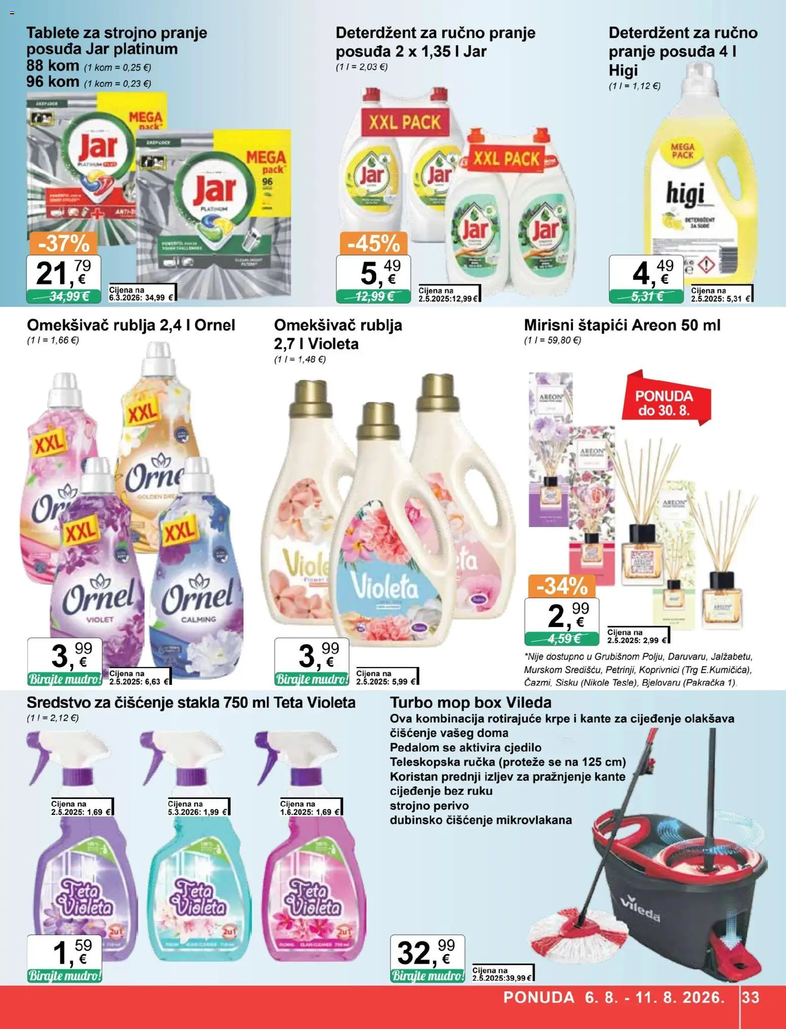 KTC katalog akcija strana 33 – vrijedi od 6.8. do 11.8.2026.