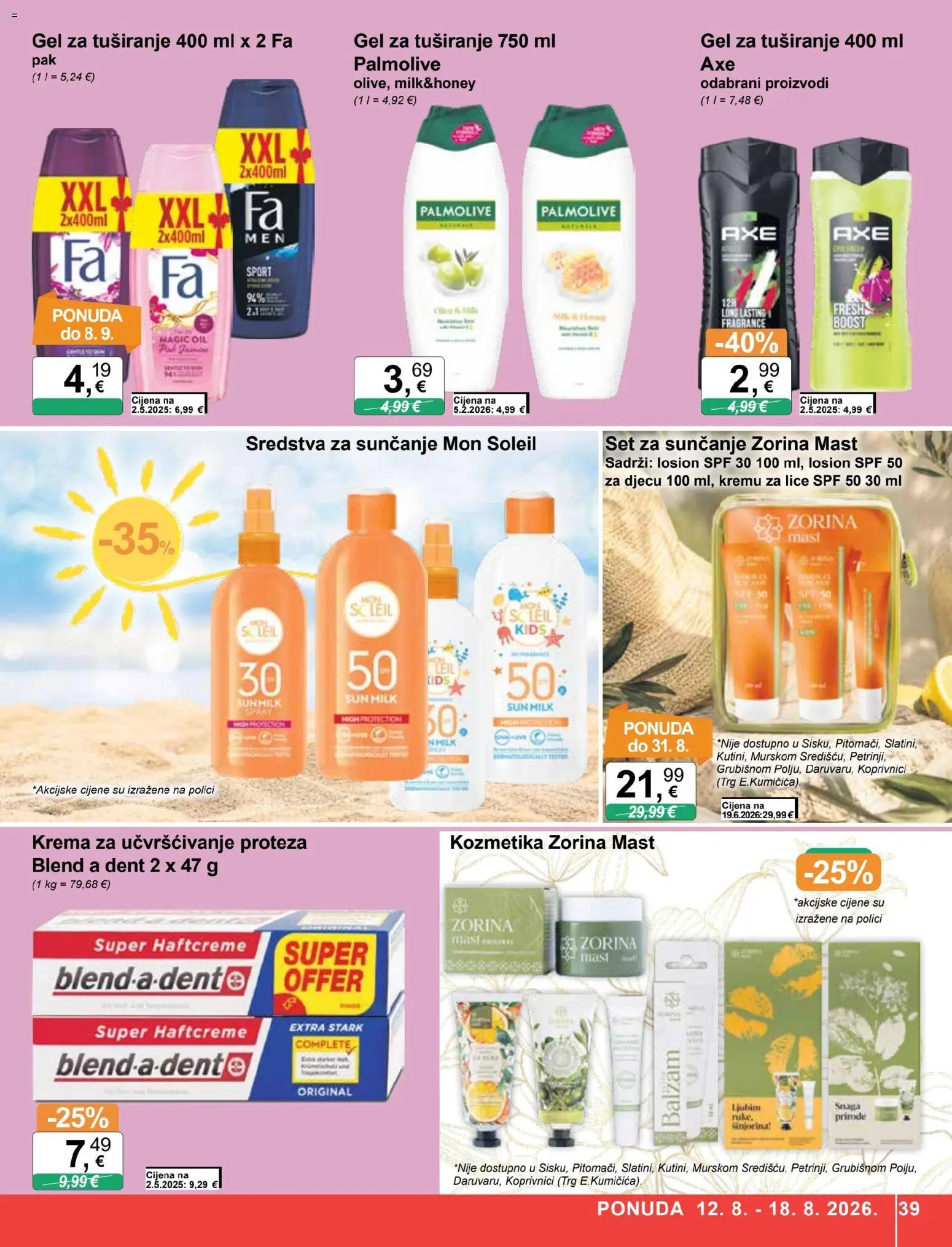 KTC katalog akcija strana 39 – vrijedi od 12.8. do 18.8.2026.