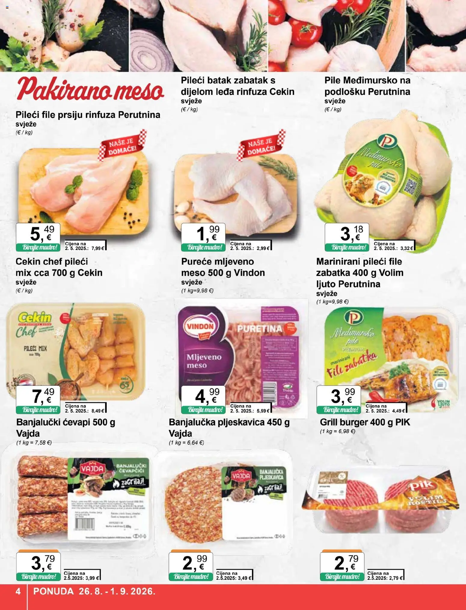 KTC katalog akcija strana 4 – vrijedi od 26.8. do 1.9.2026.