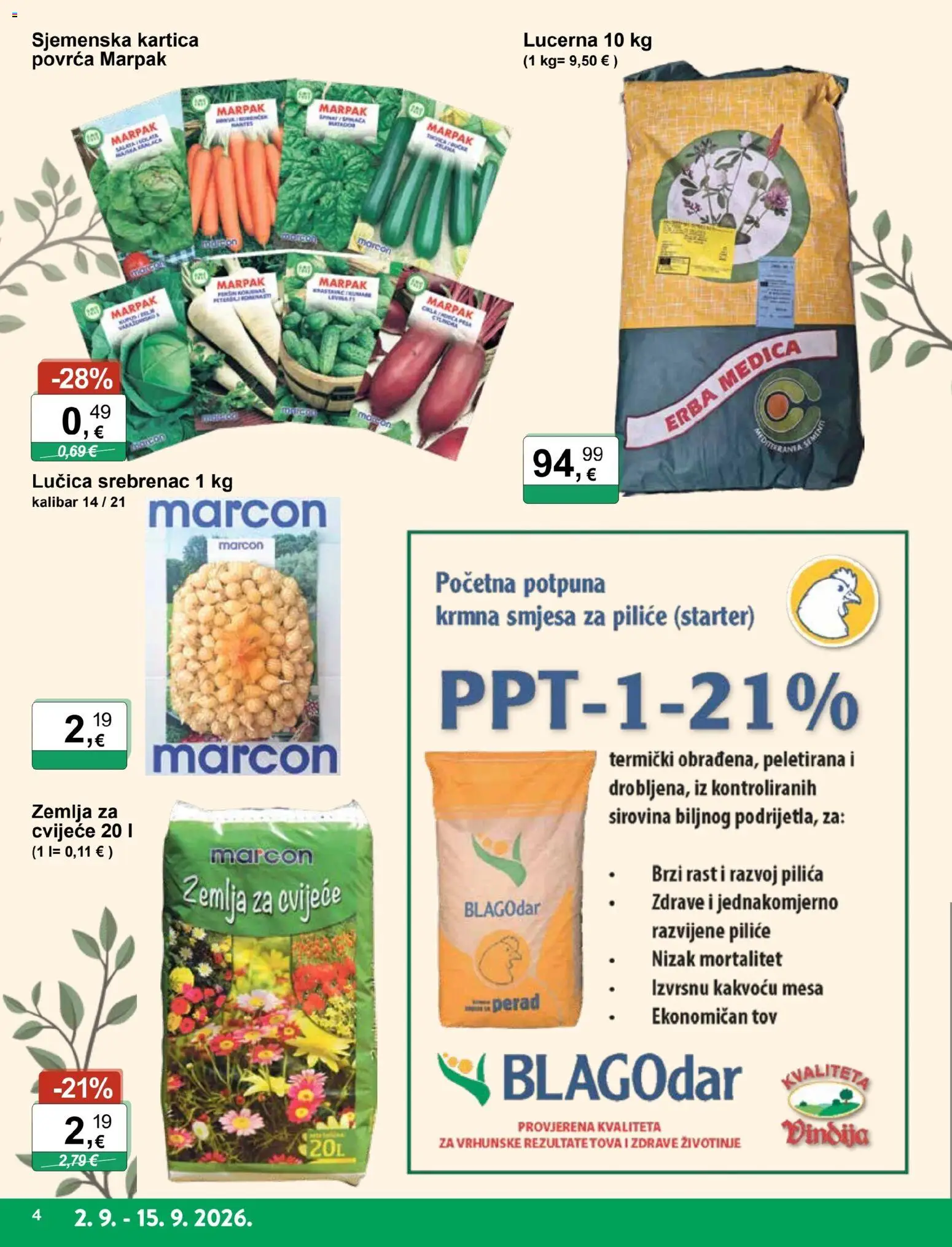 KTC katalog akcija strana 4 – vrijedi od 2.9. do 15.9.2026.