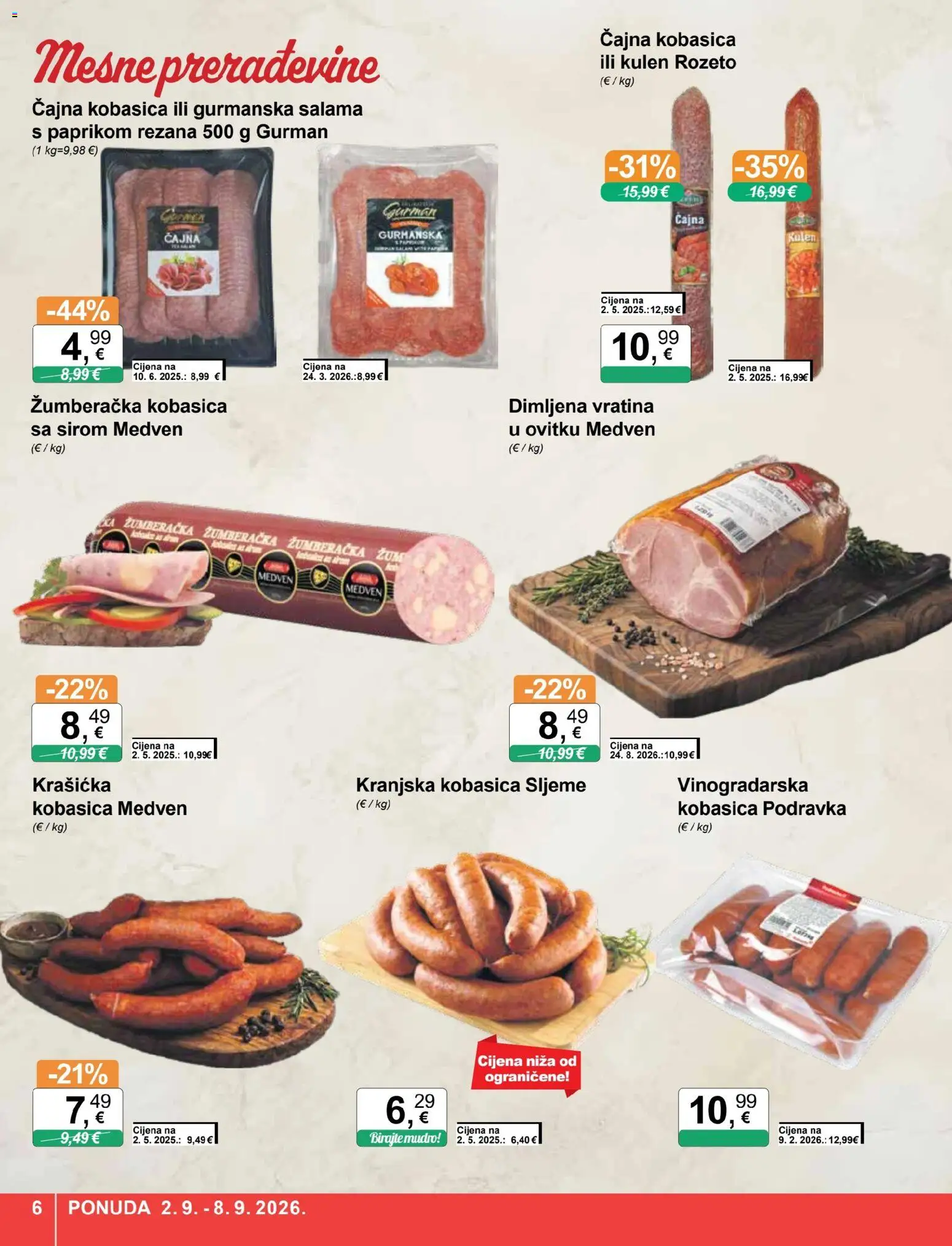 KTC katalog akcija strana 6 – vrijedi od 2.9. do 8.9.2026.