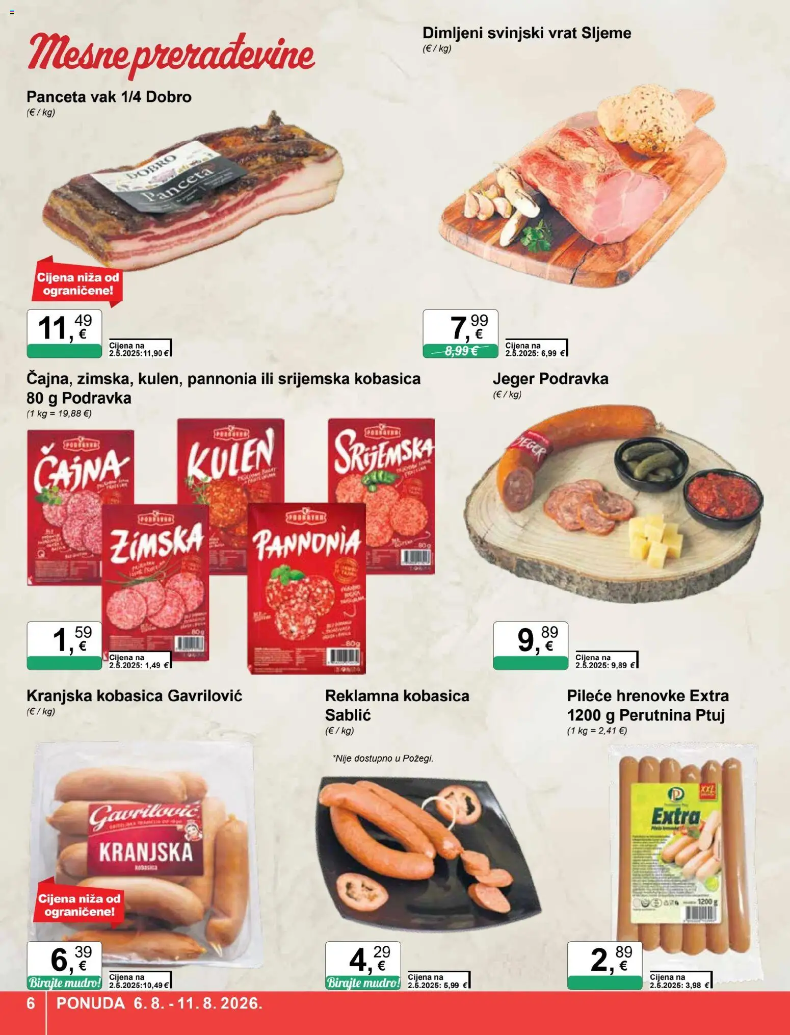 KTC katalog akcija strana 6 – vrijedi od 6.8. do 11.8.2026.