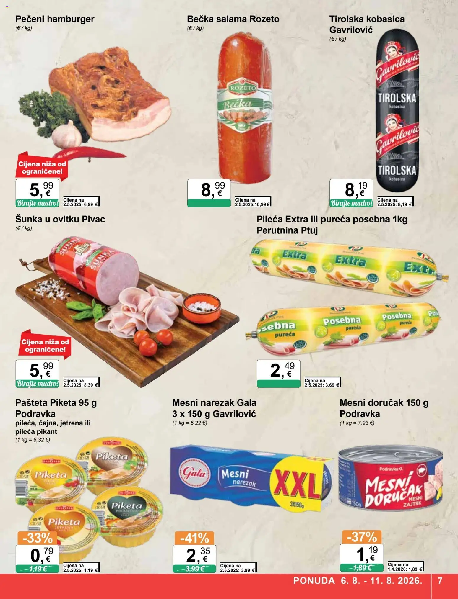 KTC katalog akcija strana 7 – vrijedi od 6.8. do 11.8.2026.