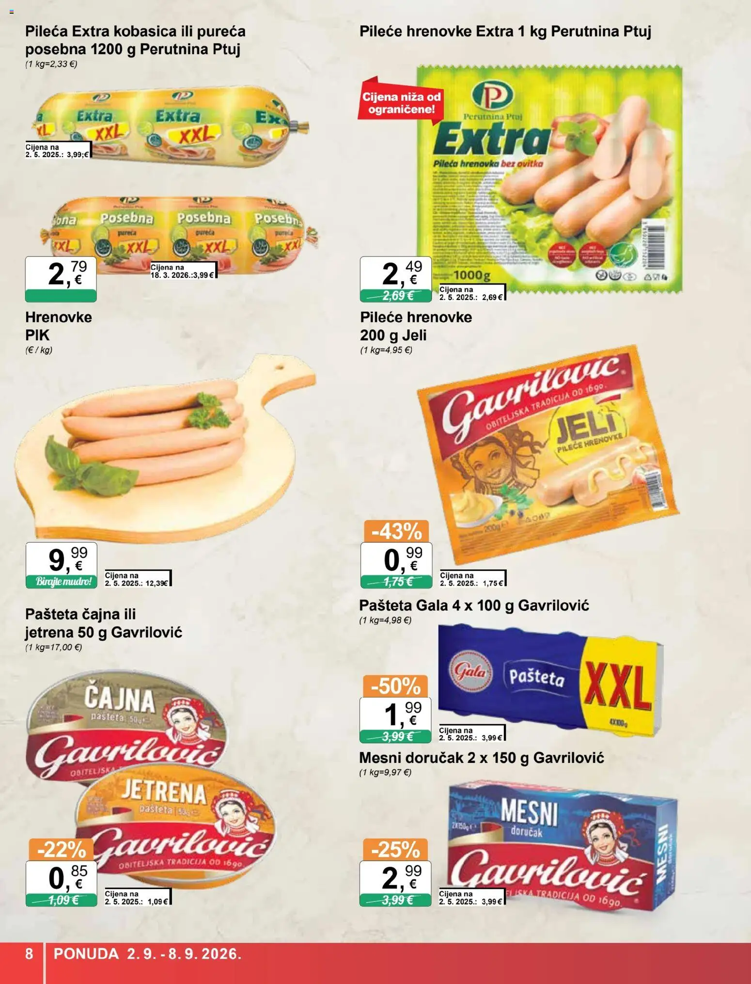 KTC katalog akcija strana 8 – vrijedi od 2.9. do 8.9.2026.