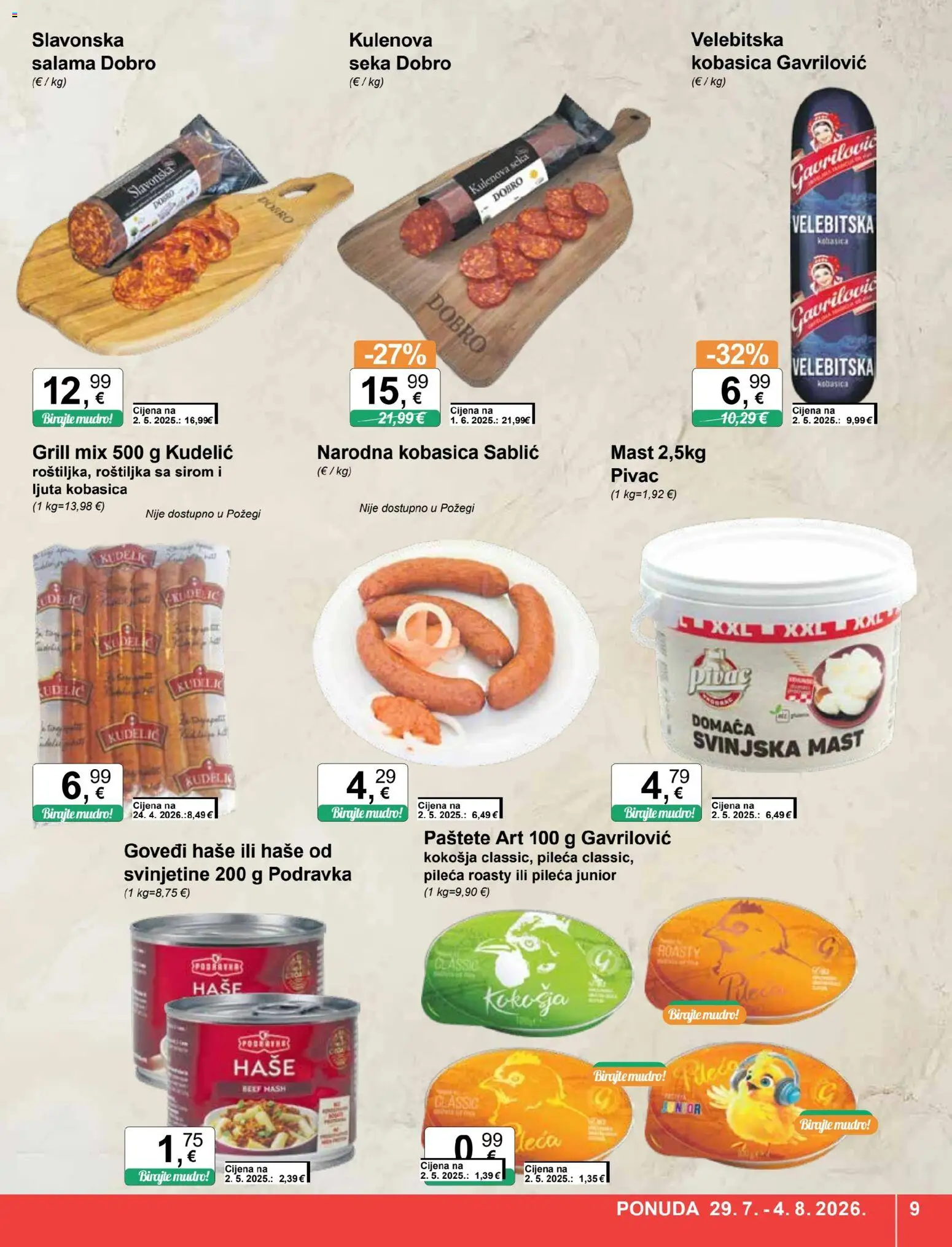 KTC katalog akcija strana 9 – vrijedi od 29.7. do 4.8.2026.