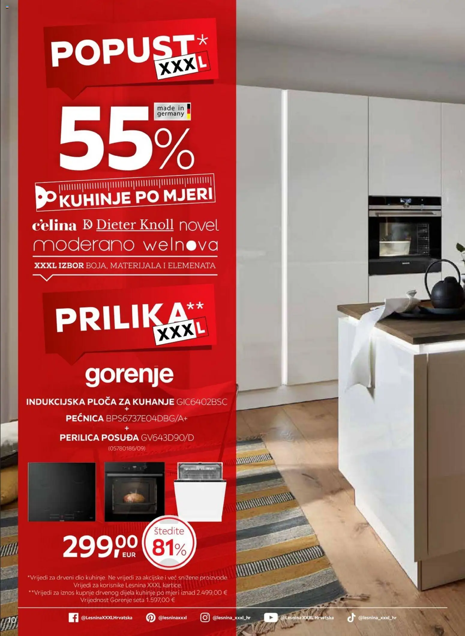 Lesnina katalog akcija strana 10 – vrijedi od 3.8. do 26.8.2026.