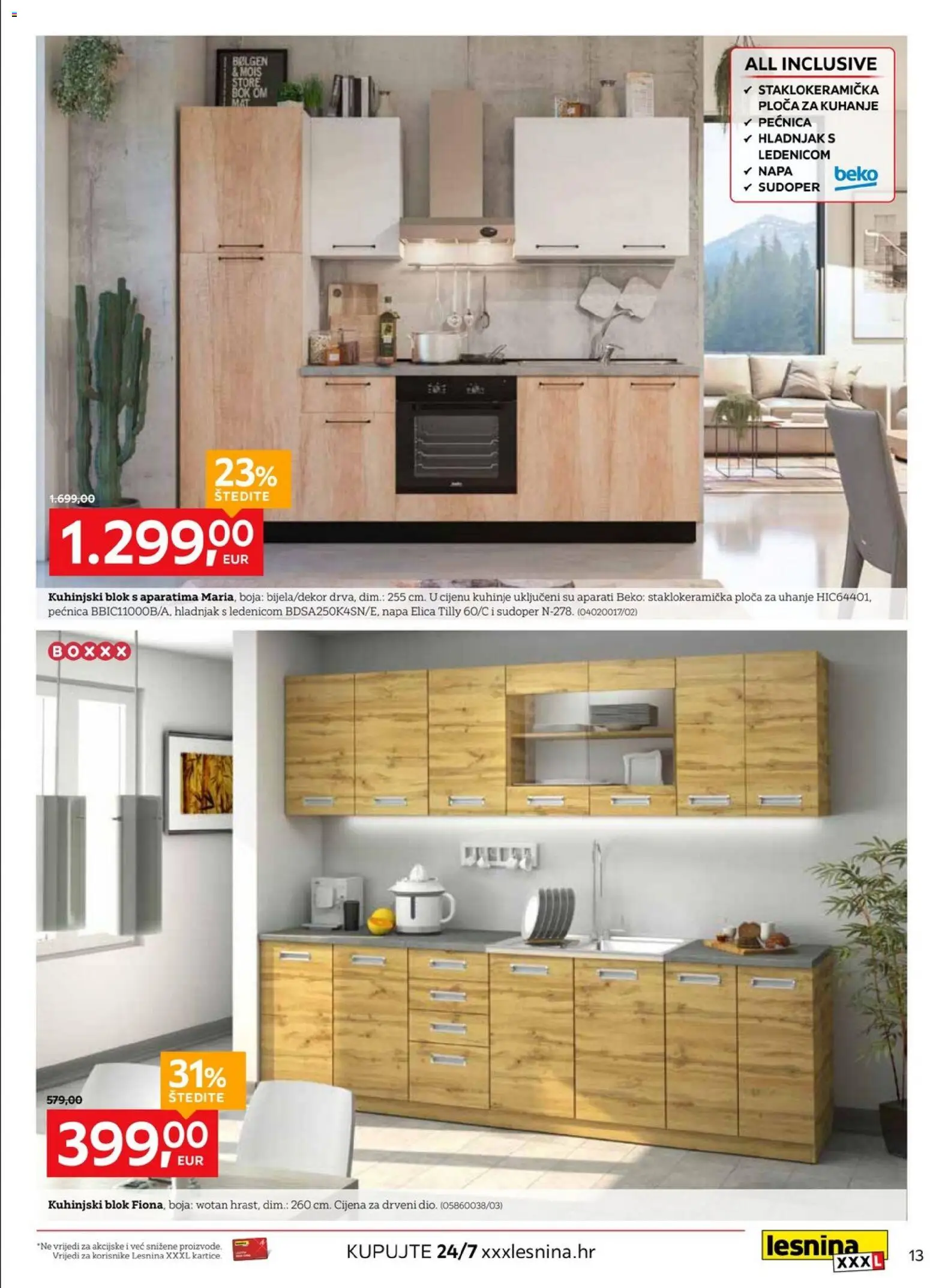 Lesnina katalog akcija strana 13 – vrijedi od 3.8. do 26.8.2026.