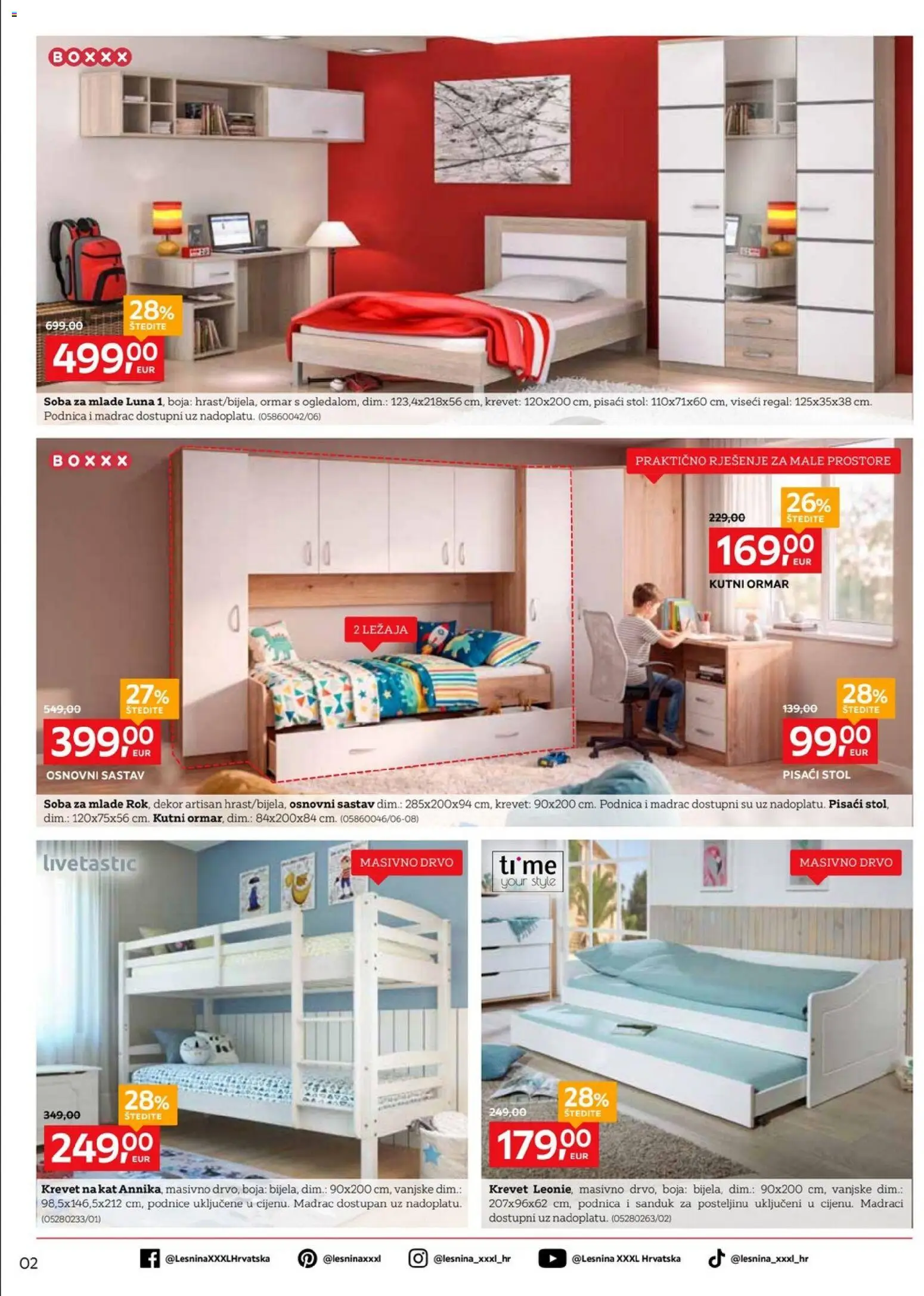 Lesnina katalog akcija strana 2 – vrijedi od 3.8. do 26.8.2026.