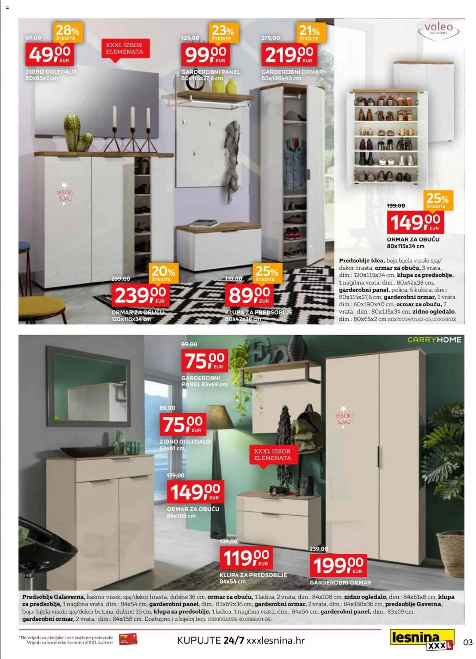Lesnina katalog akcija strana 3 – vrijedi od 1.8. do 26.8.2026.