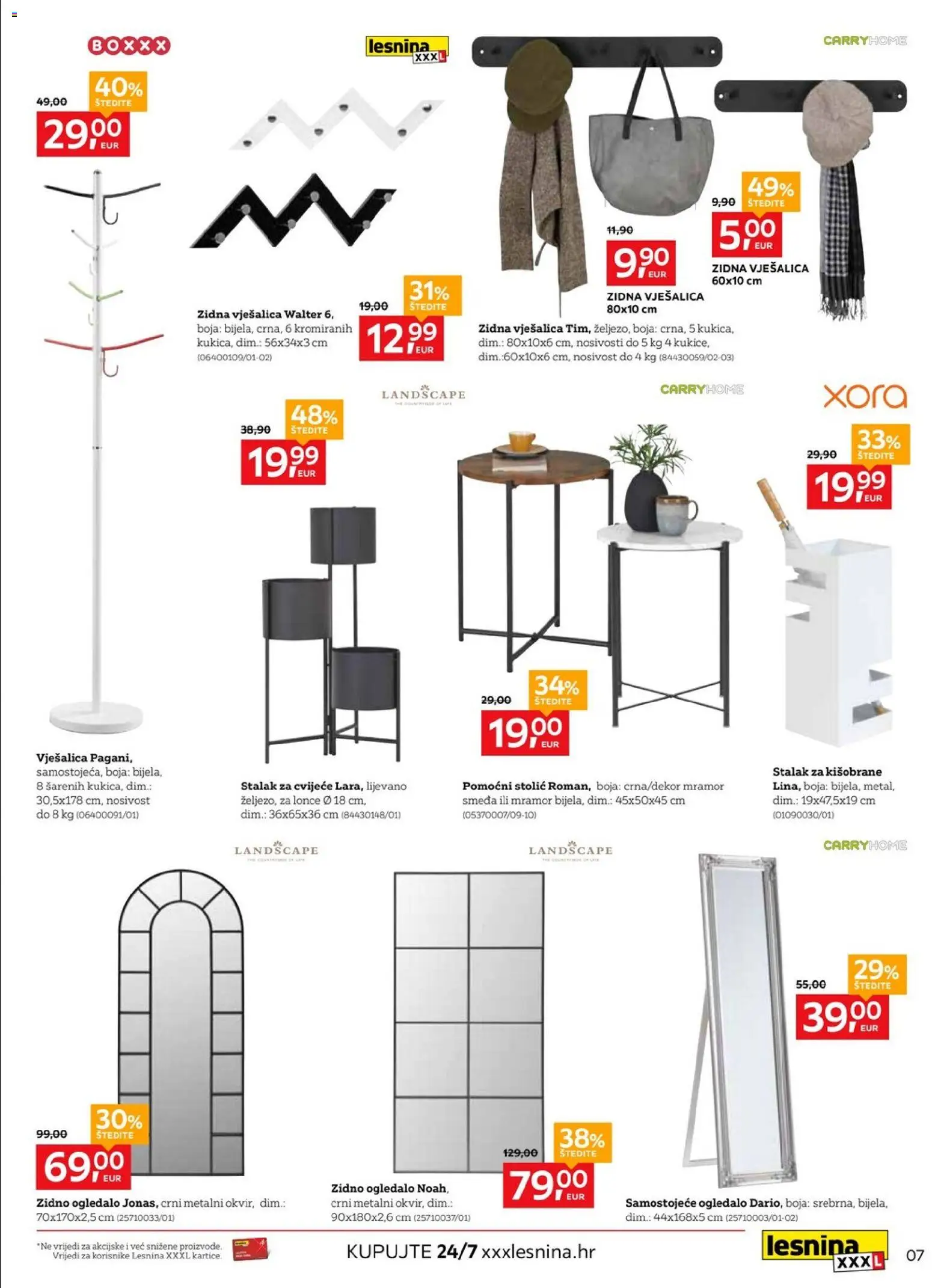 Lesnina katalog akcija strana 7 – vrijedi od 1.8. do 26.8.2026.