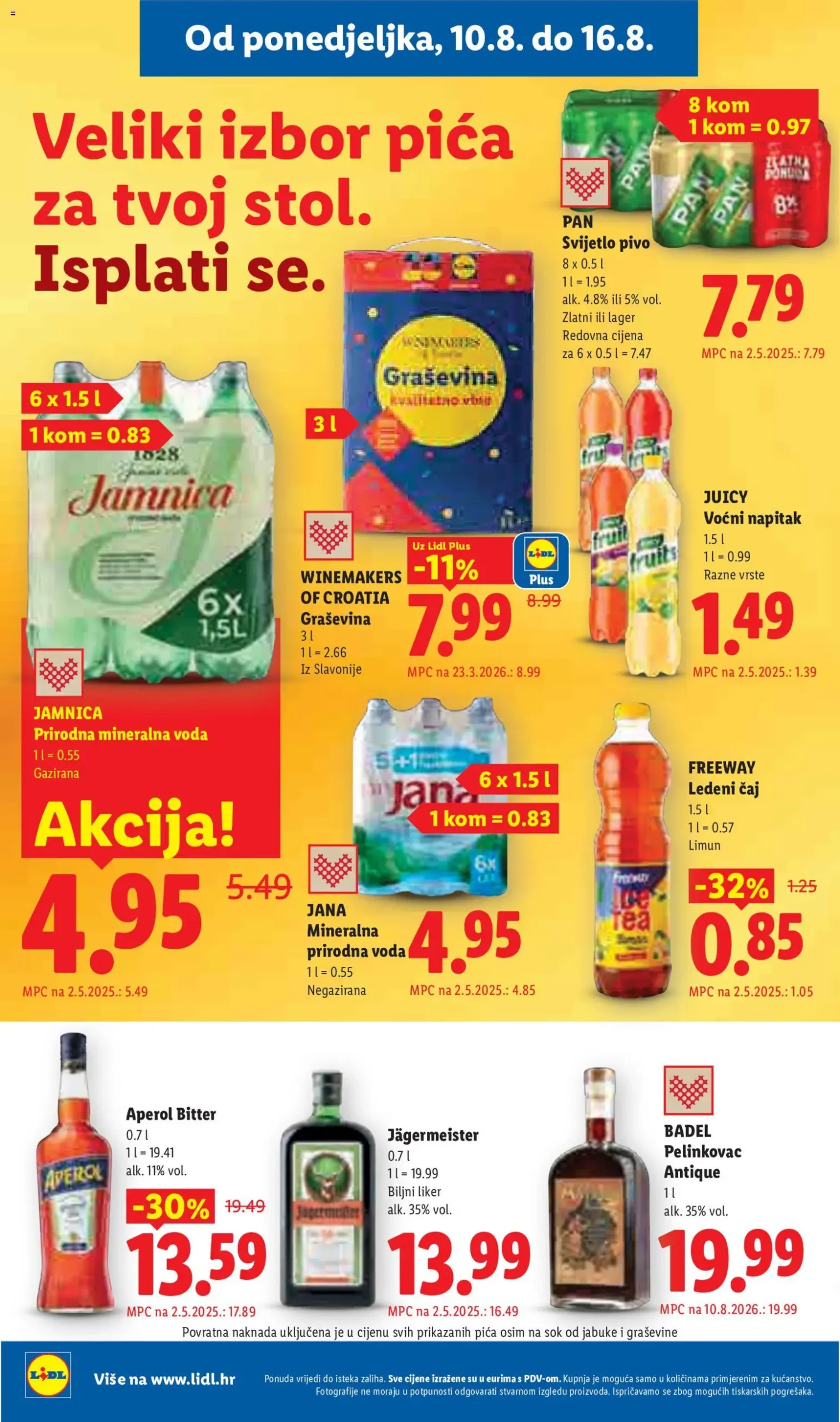 Lidl katalog akcija strana 12 – vrijedi od 10.8. do 16.8.2026.