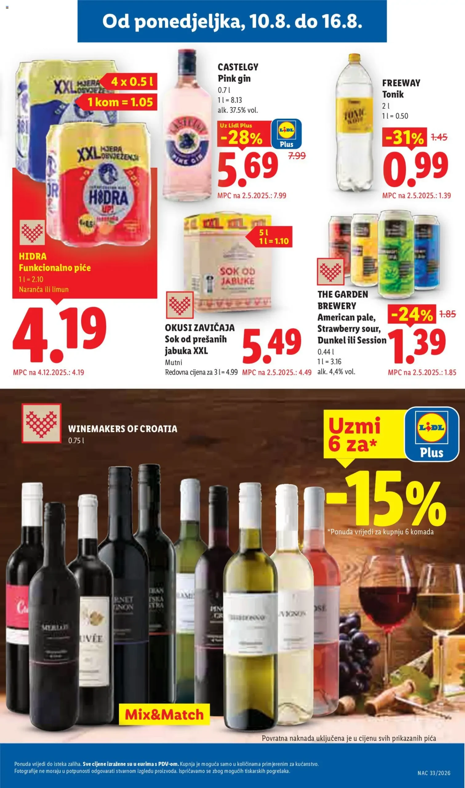 Lidl katalog akcija strana 13 – vrijedi od 10.8. do 16.8.2026.