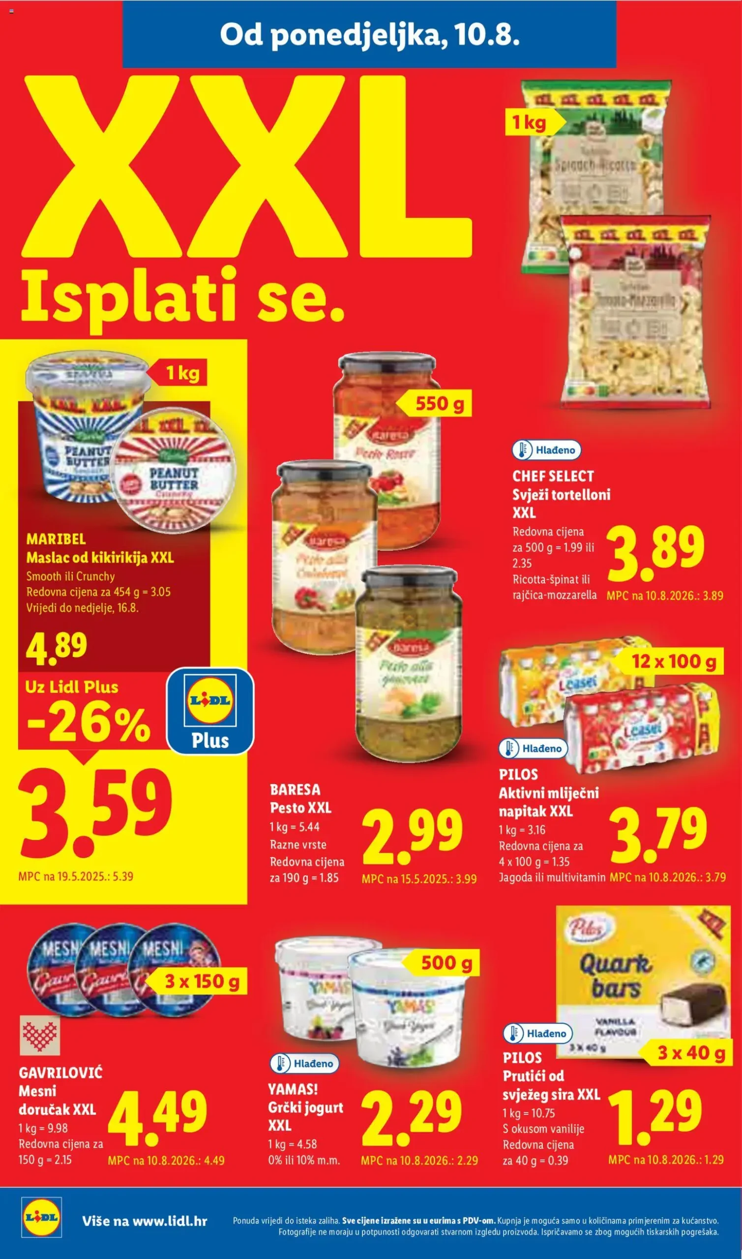 Lidl katalog akcija strana 14 – vrijedi od 10.8. do 16.8.2026.
