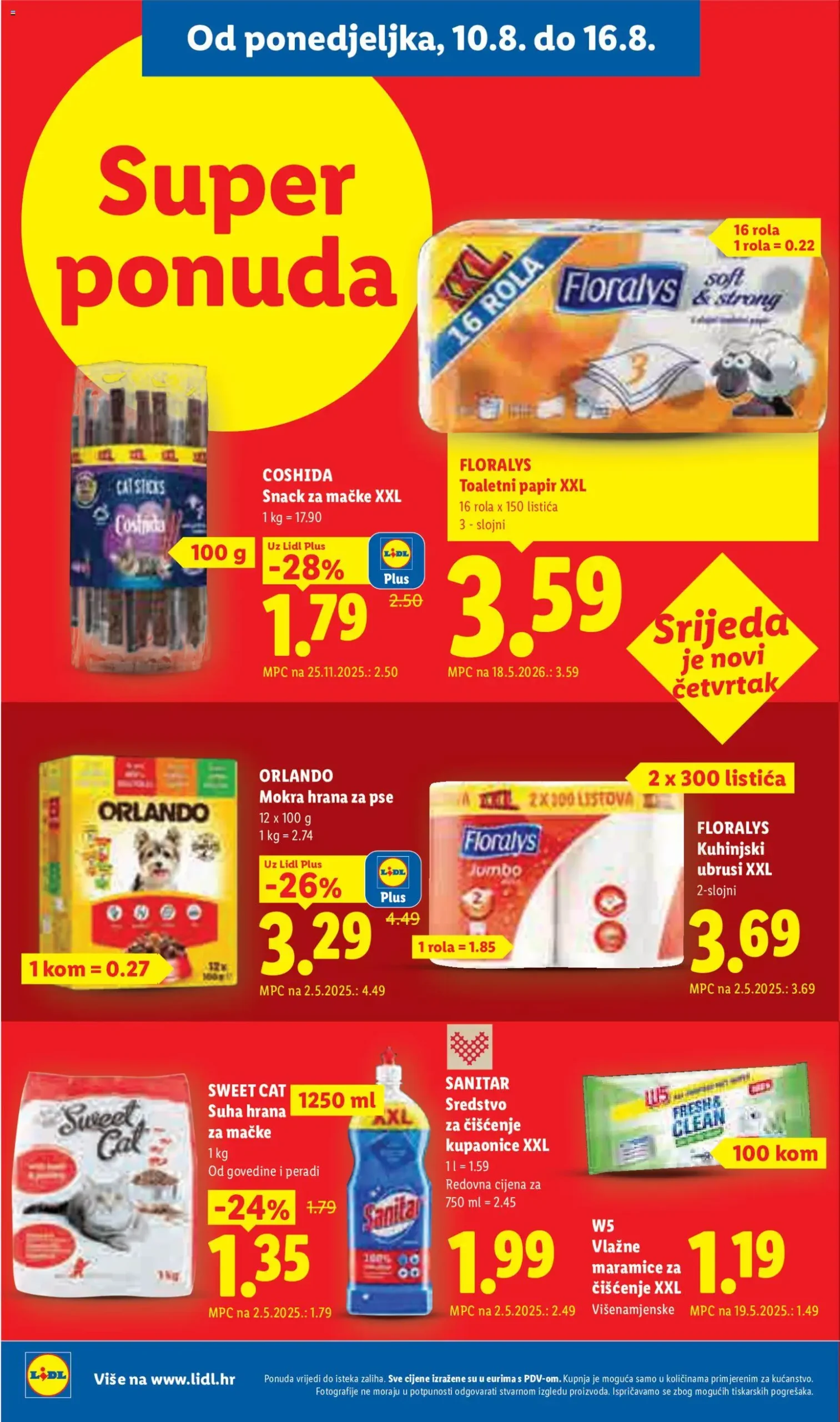 Lidl katalog akcija strana 18 – vrijedi od 10.8. do 16.8.2026.