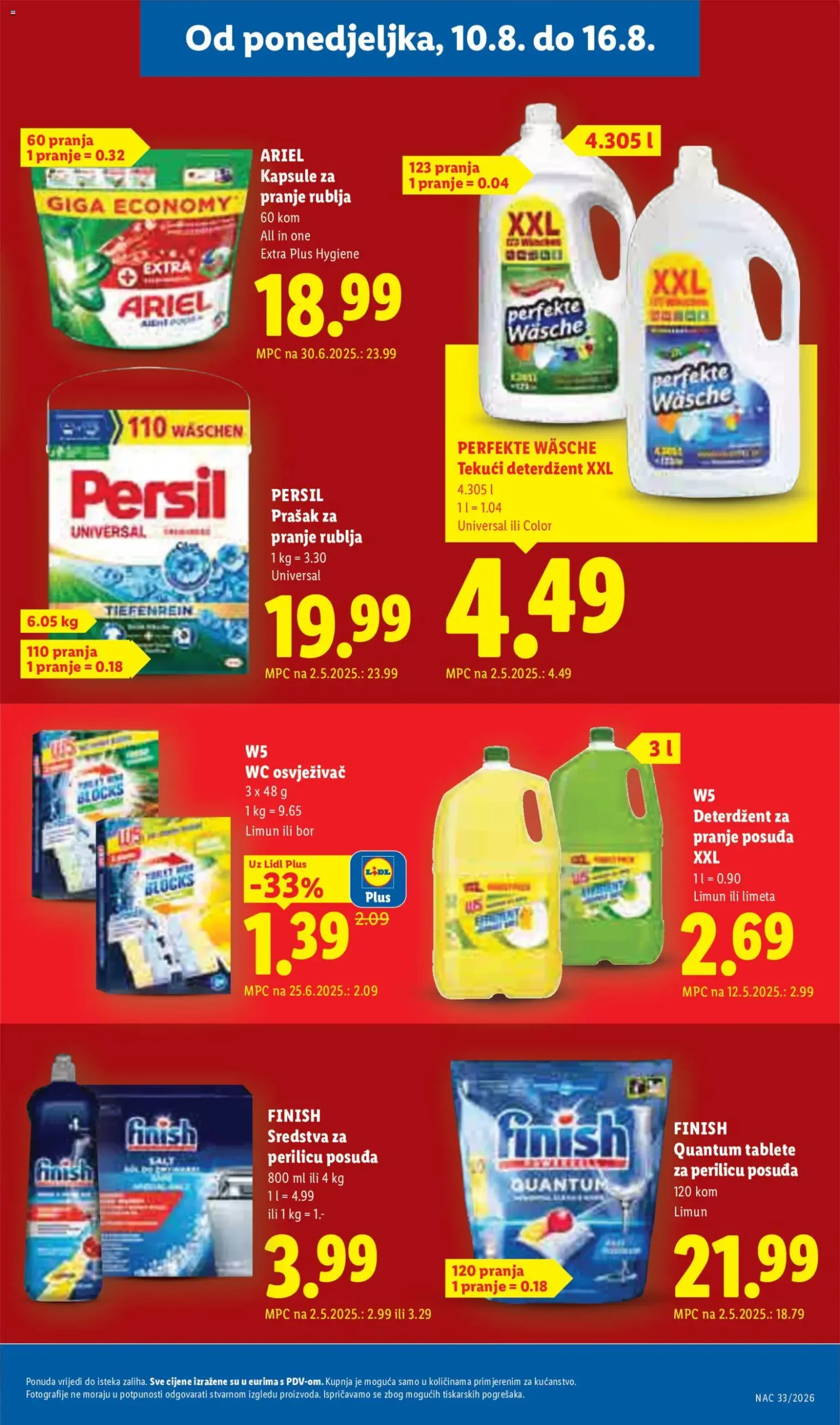 Lidl katalog akcija strana 19 – vrijedi od 10.8. do 16.8.2026.