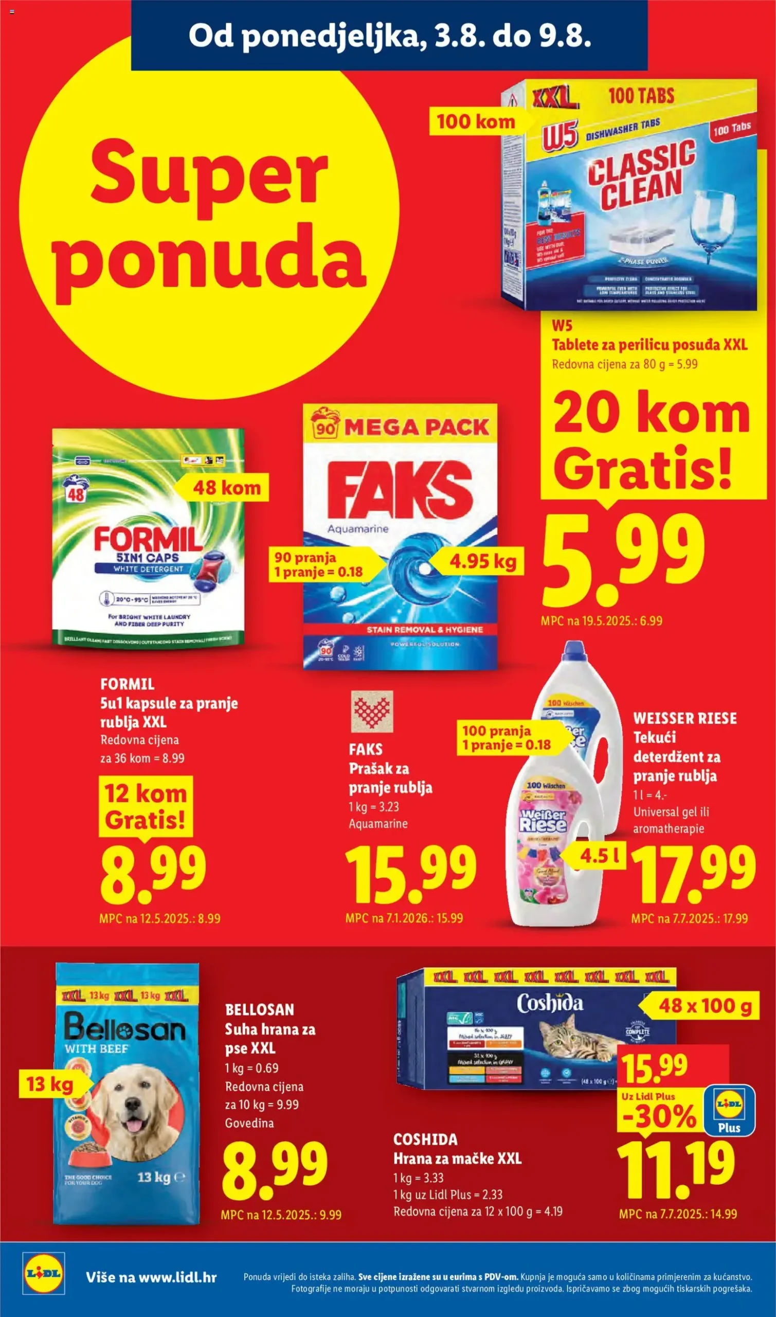 Lidl katalog akcija strana 20 – vrijedi od 3.8. do 9.8.2026.