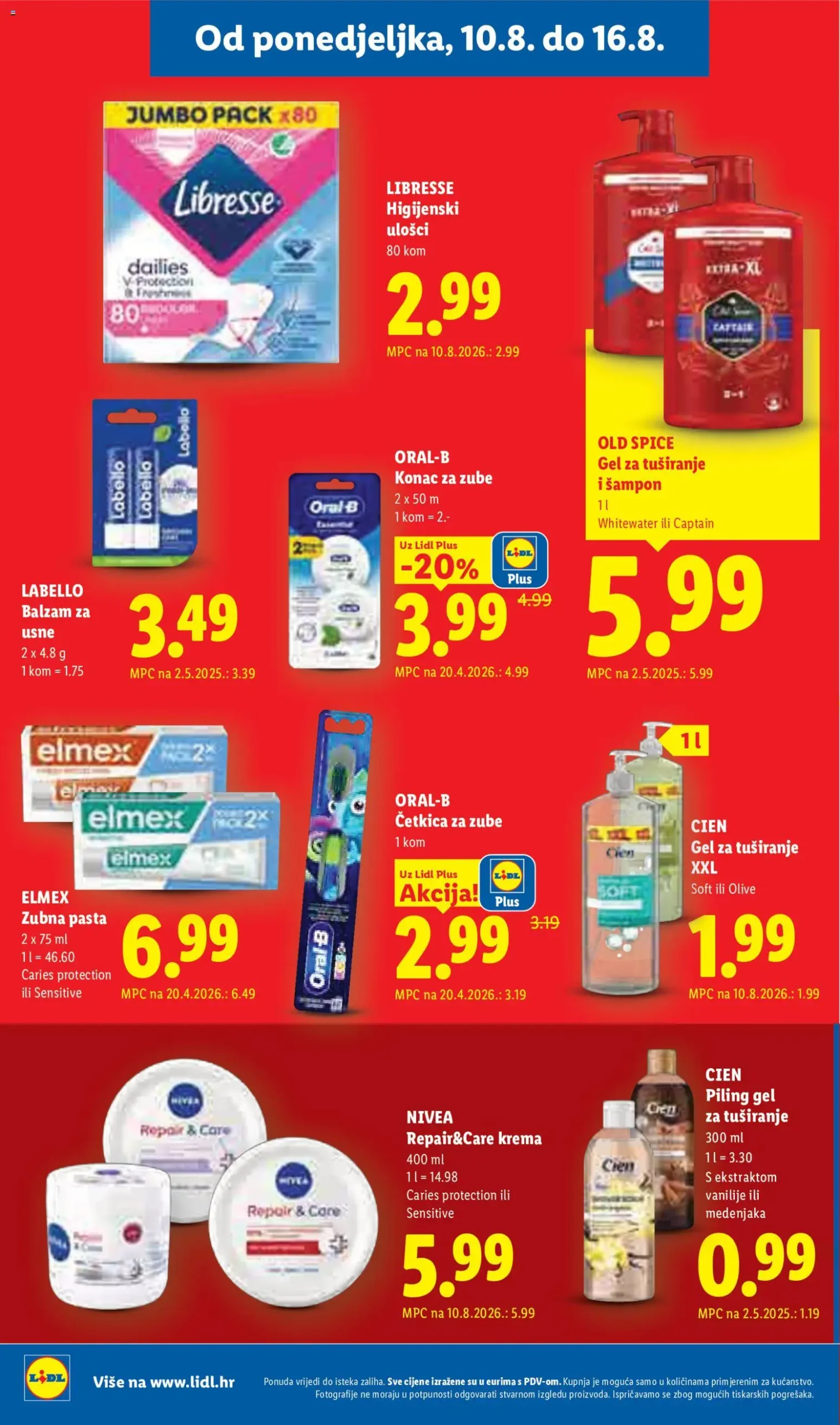 Lidl katalog akcija strana 20 – vrijedi od 10.8. do 16.8.2026.