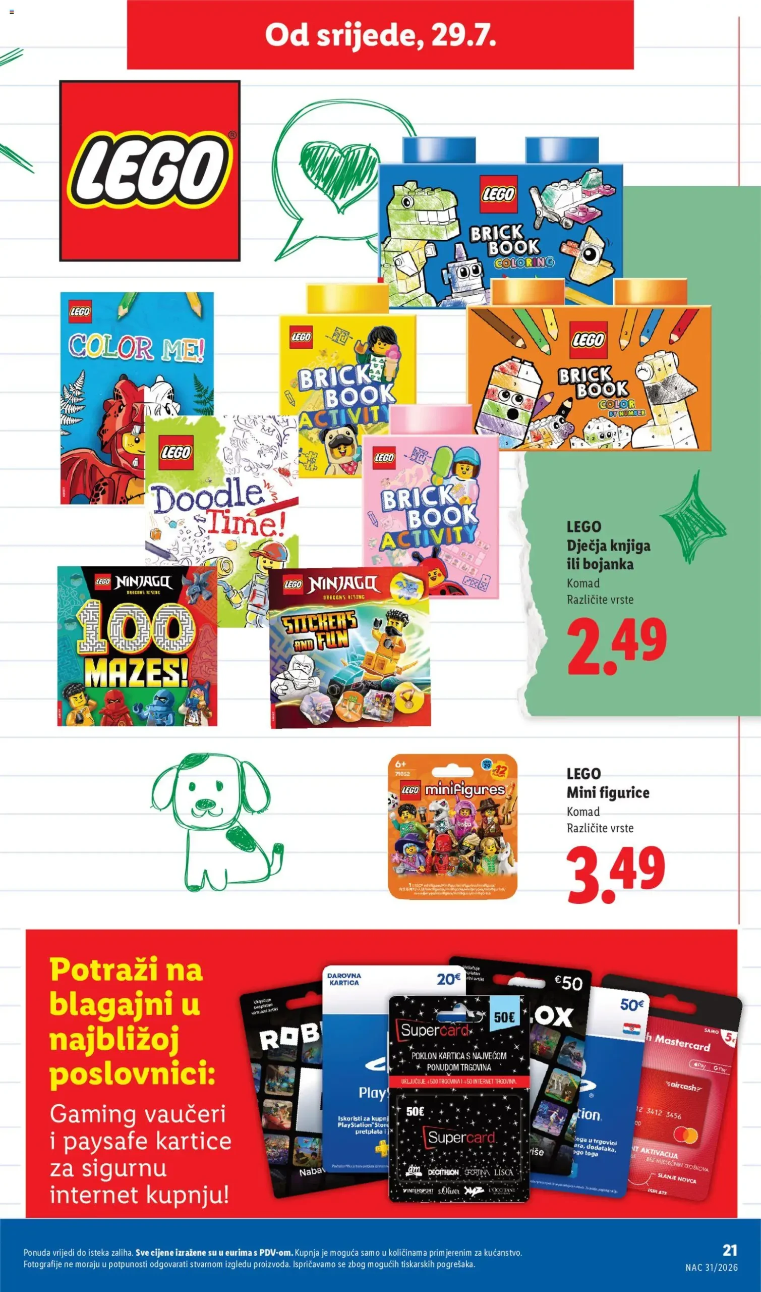 Lidl katalog akcija strana 21 – vrijedi od 29.7. do 1.9.2026.
