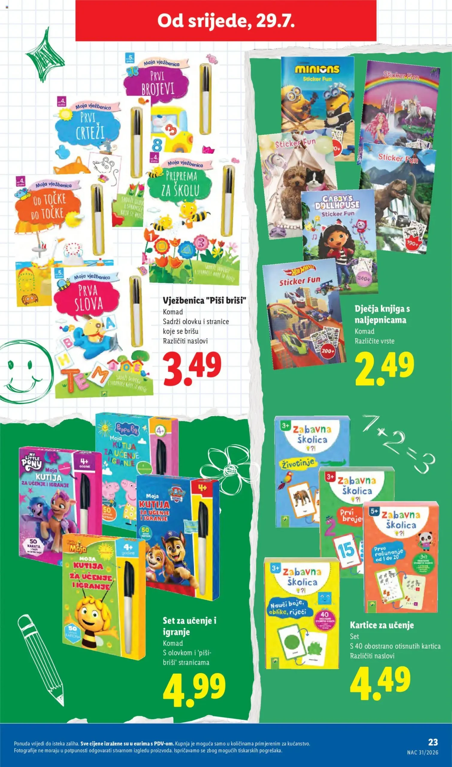 Lidl katalog akcija strana 23 – vrijedi od 29.7. do 1.9.2026.