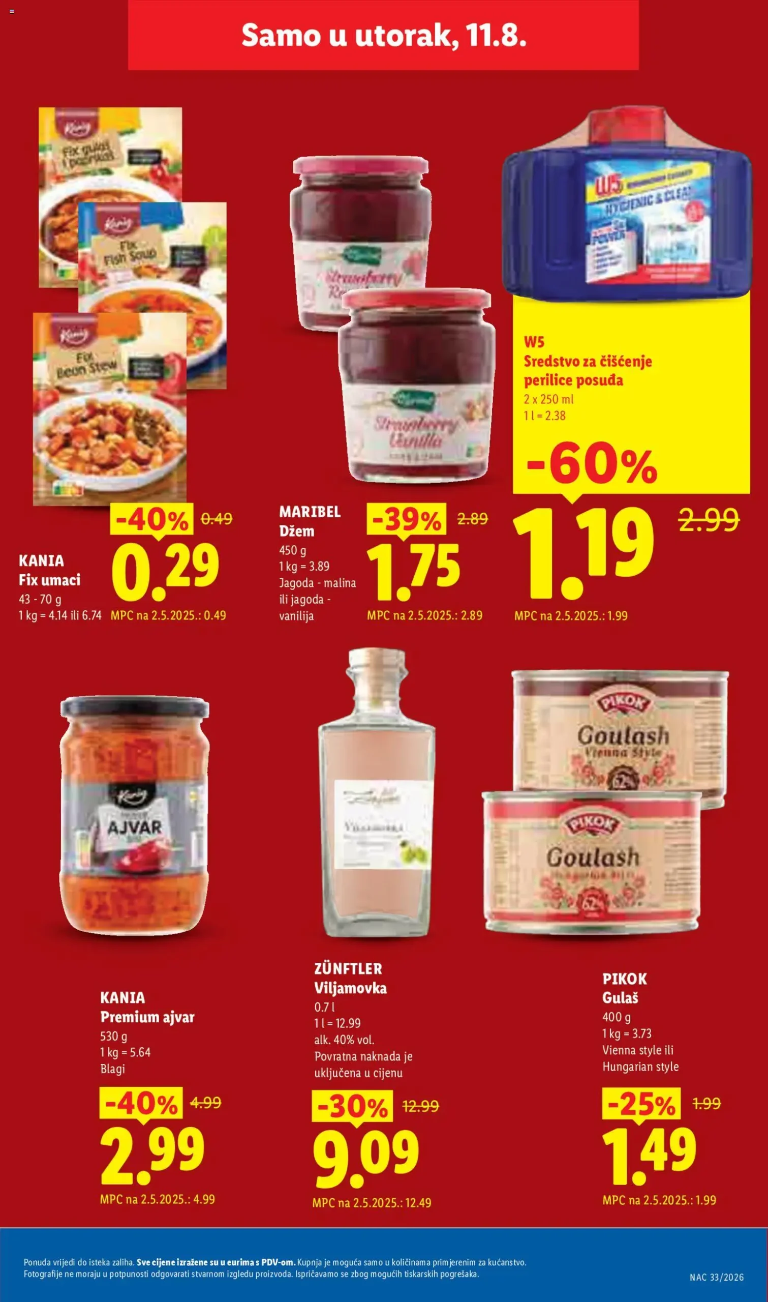 Lidl katalog akcija strana 25 – vrijedi od 10.8. do 16.8.2026.