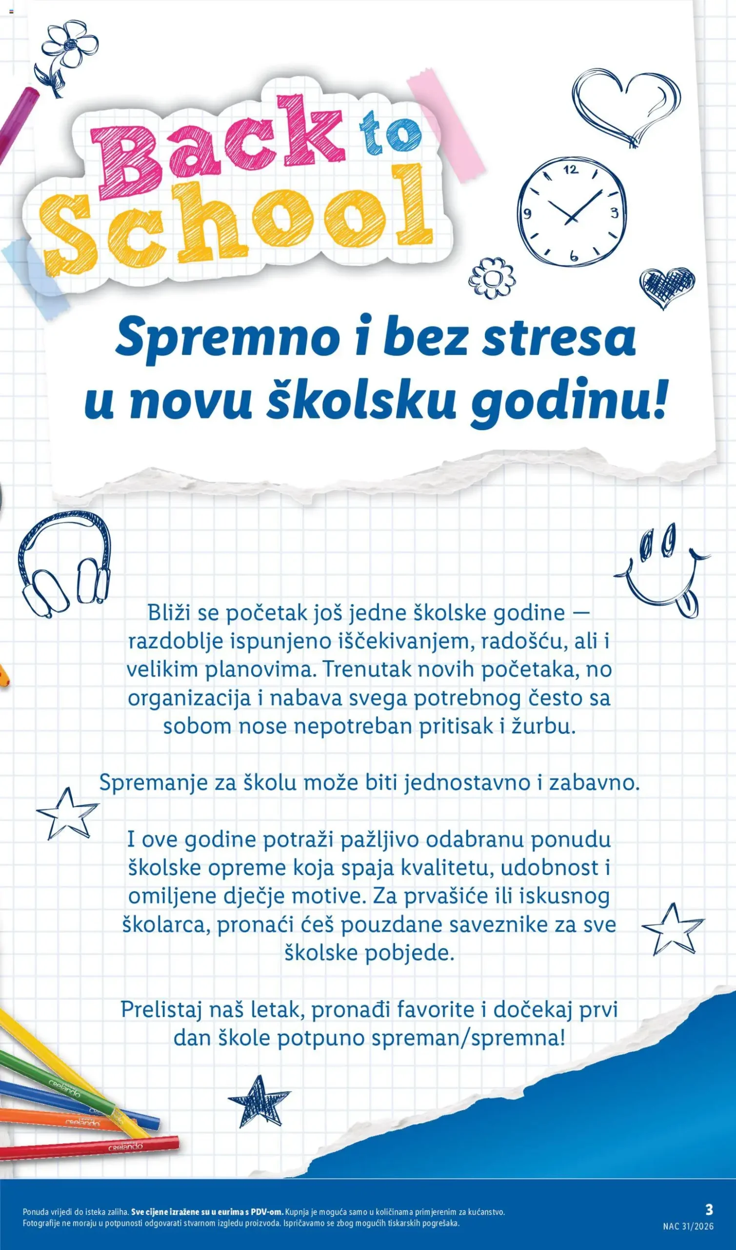 Lidl katalog akcija strana 3 – vrijedi od 29.7. do 1.9.2026.