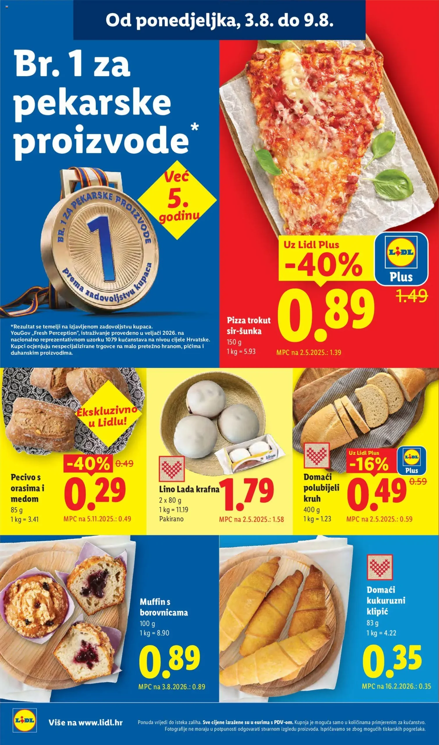 Lidl katalog akcija strana 4 – vrijedi od 3.8. do 9.8.2026.