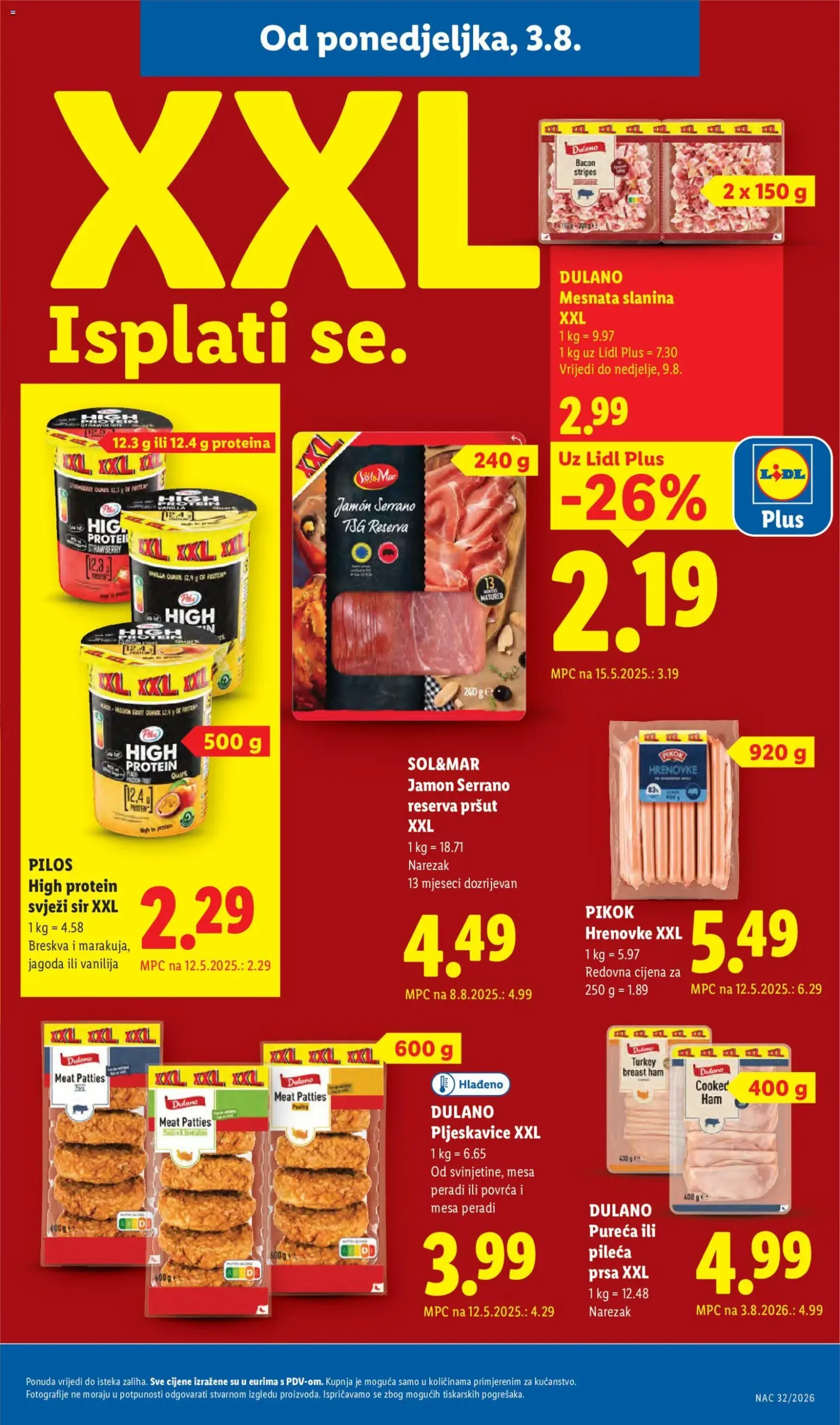 Lidl katalog akcija strana 5 – vrijedi od 3.8. do 9.8.2026.