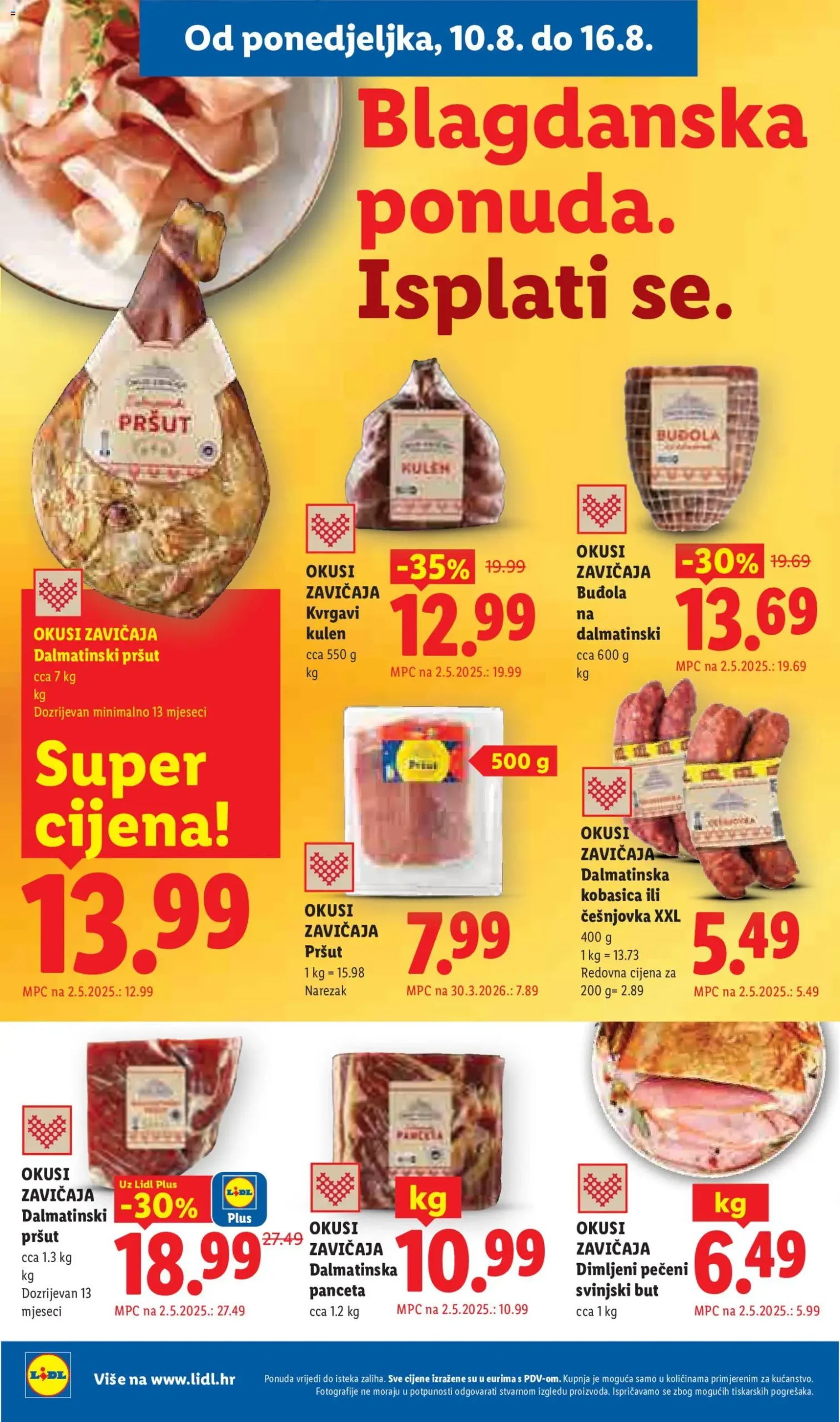 Lidl katalog akcija strana 6 – vrijedi od 10.8. do 16.8.2026.